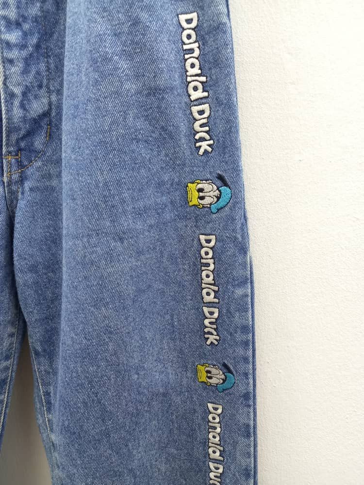 Disney DONALD DUCK High Waist Jeans Size 26" / US 2 / IT 38 - 3 Thumbnail