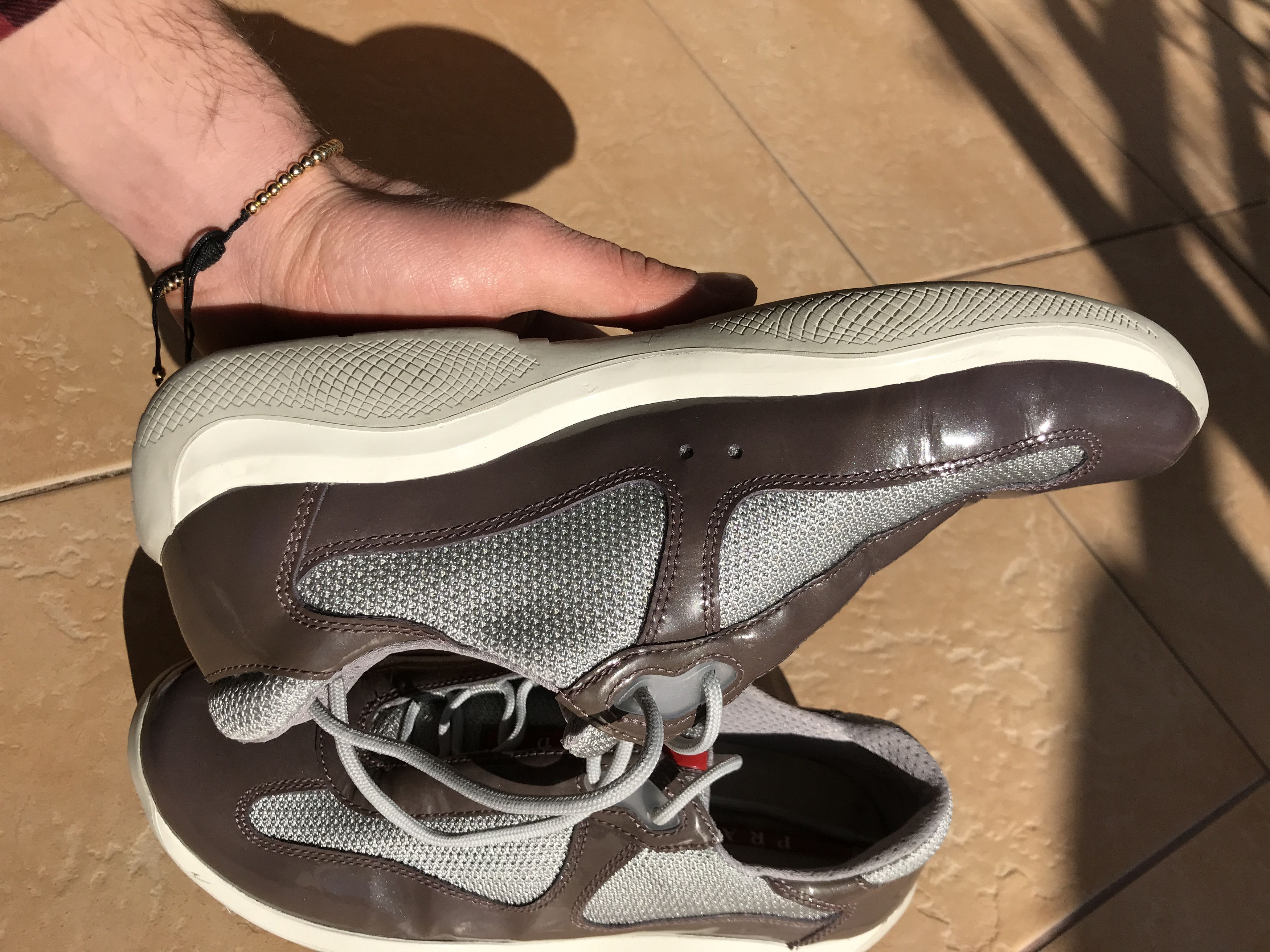 Prada PRADA America Cup Leather Casual Unisex Women Size 39 6.5 Size US 6.5 / EU 39-40 - 12 Thumbnail