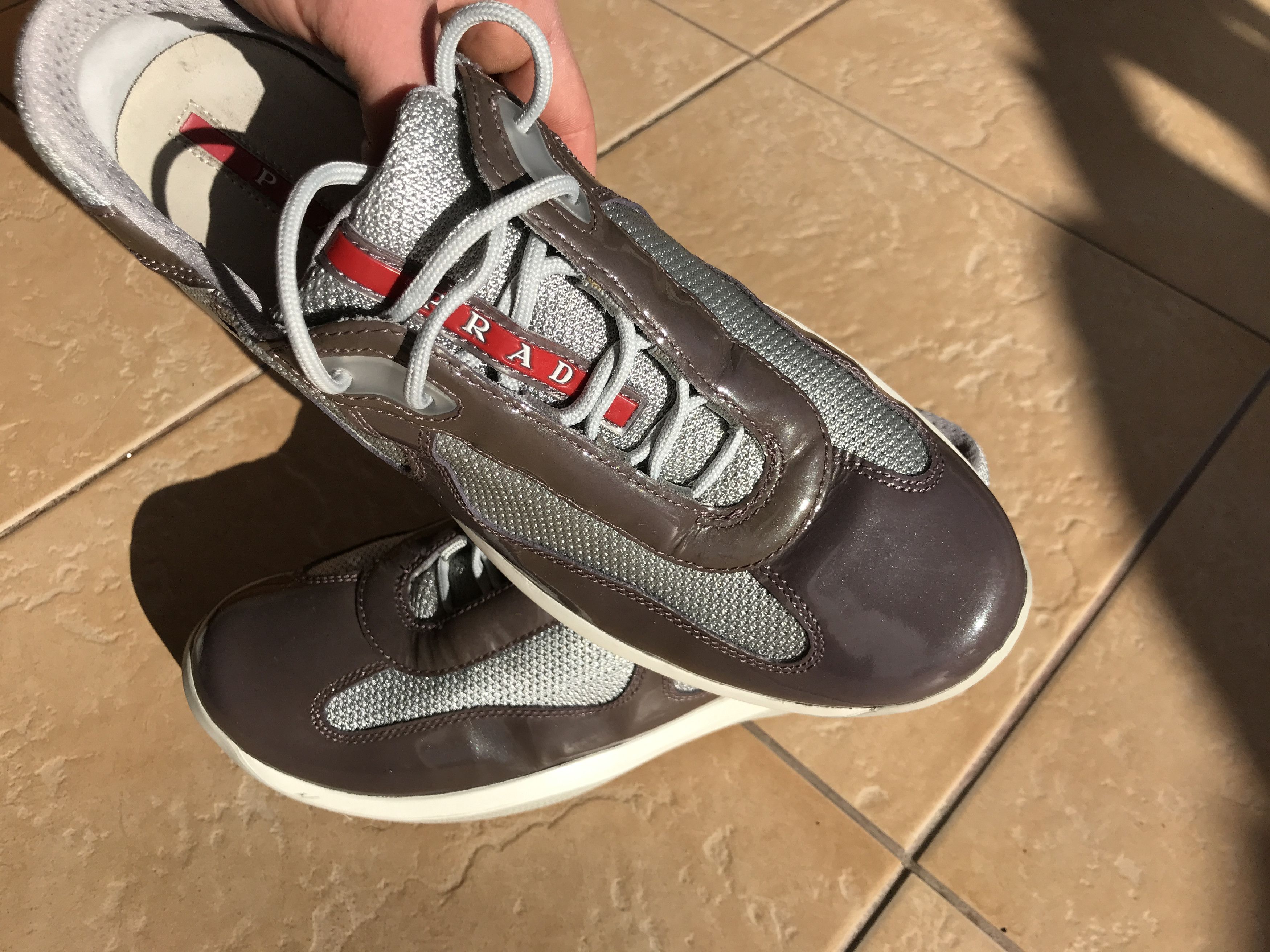 Prada PRADA America Cup Leather Casual Unisex Women Size 39 6.5 Size US 6.5 / EU 39-40 - 11 Thumbnail