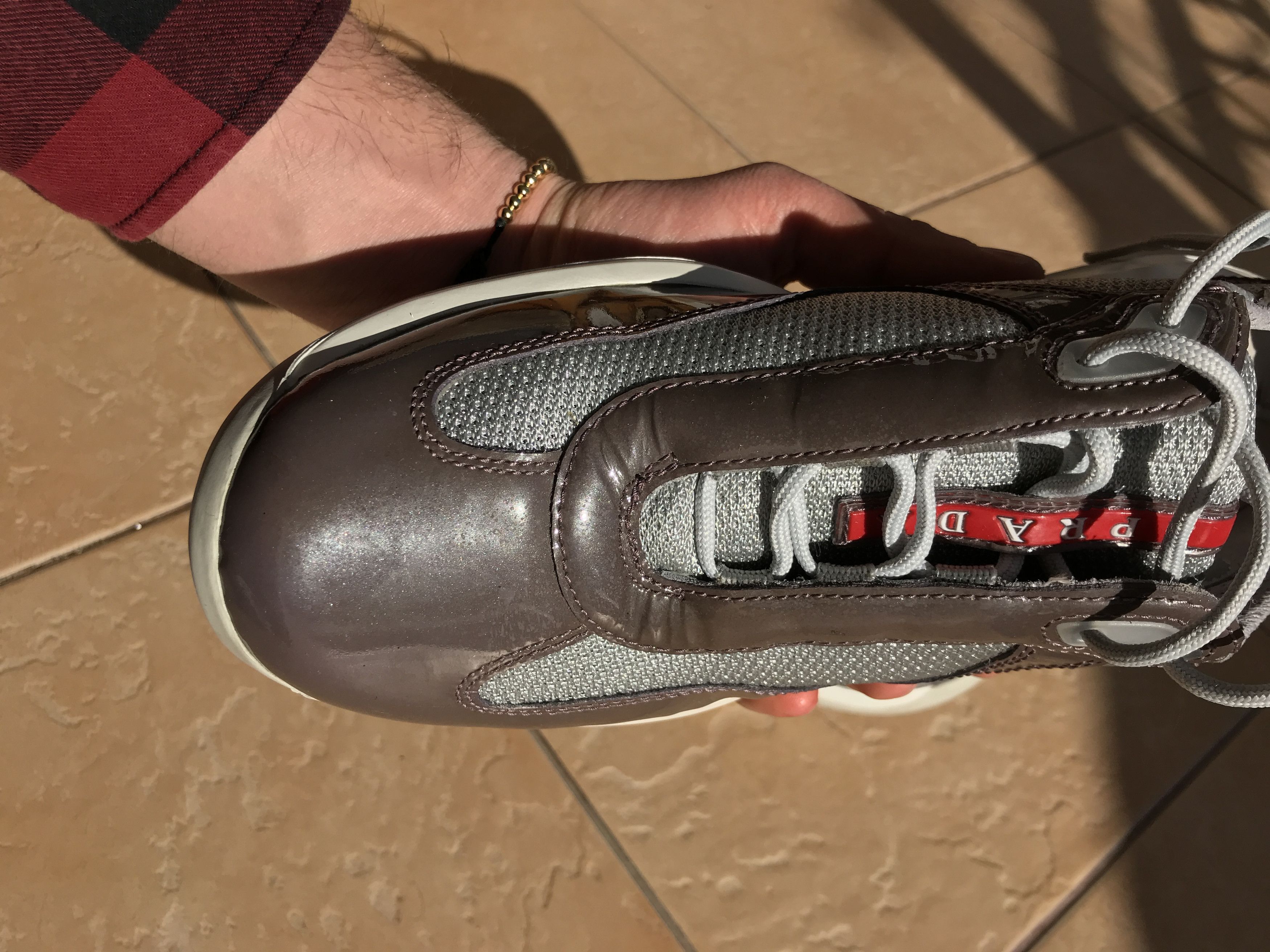 Prada PRADA America Cup Leather Casual Unisex Women Size 39 6.5 Size US 6.5 / EU 39-40 - 9 Thumbnail