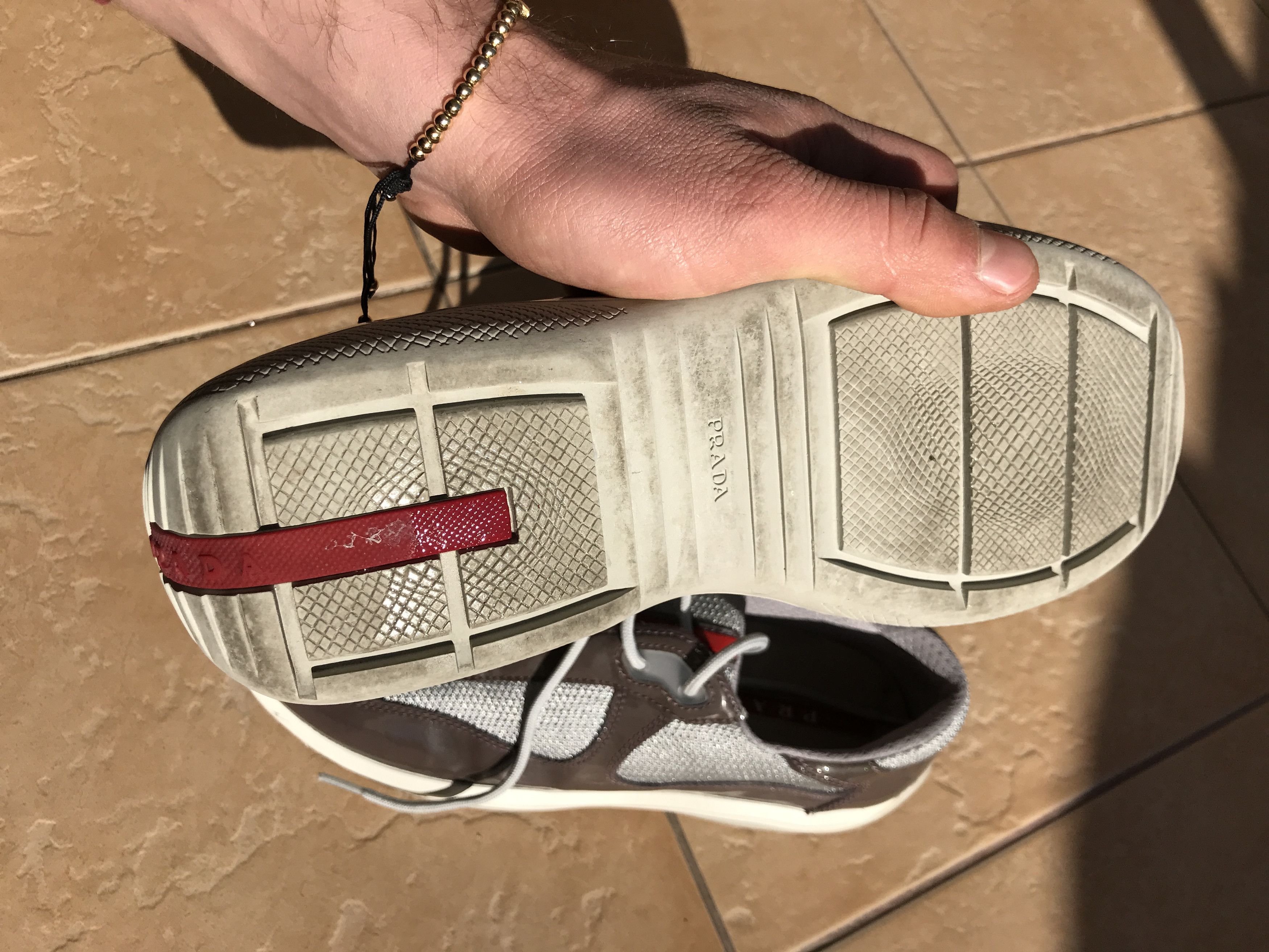Prada PRADA America Cup Leather Casual Unisex Women Size 39 6.5 Size US 6.5 / EU 39-40 - 14 Thumbnail