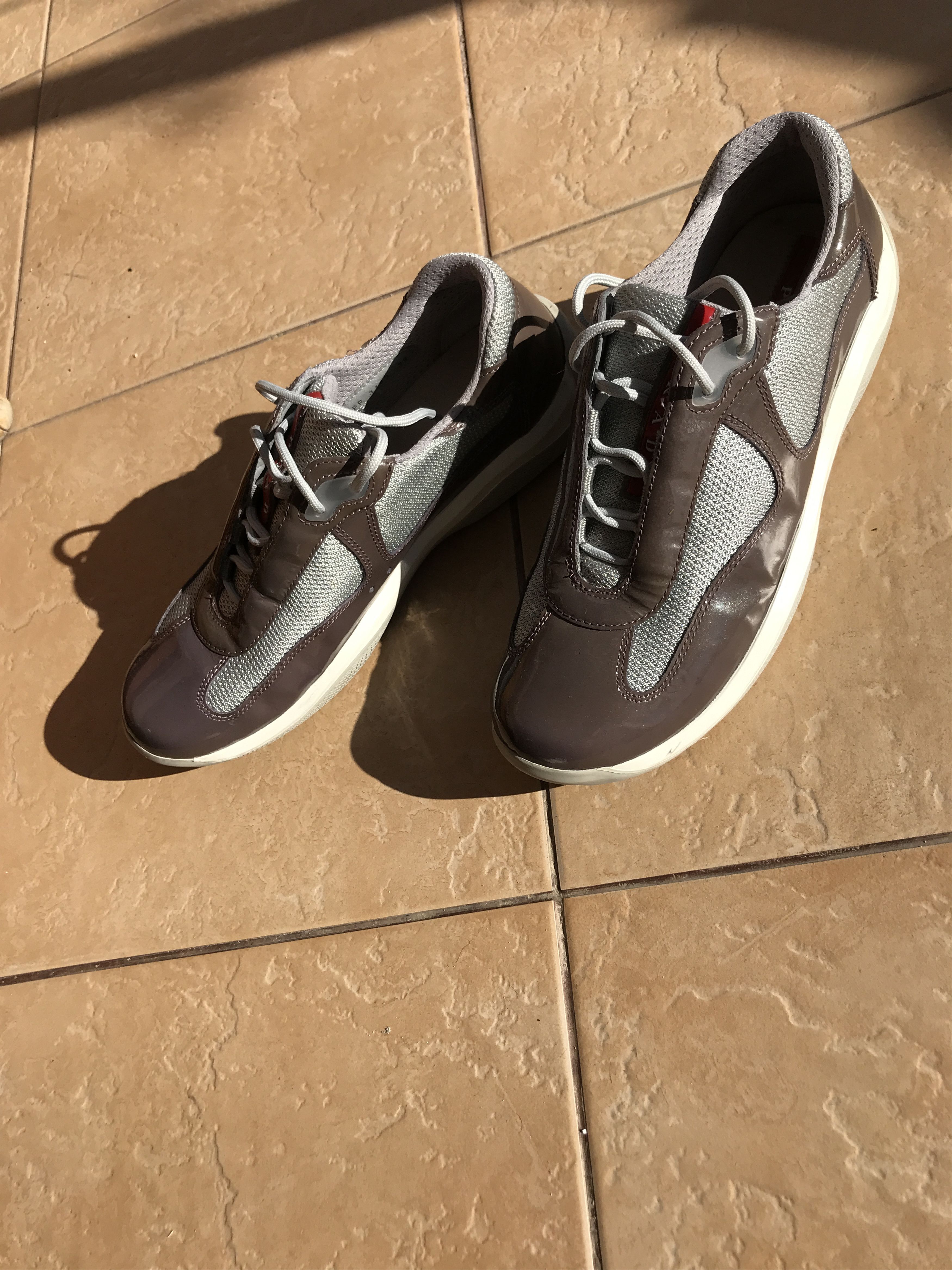 Prada PRADA America Cup Leather Casual Unisex Women Size 39 6.5 Size US 6.5 / EU 39-40 - 3 Thumbnail
