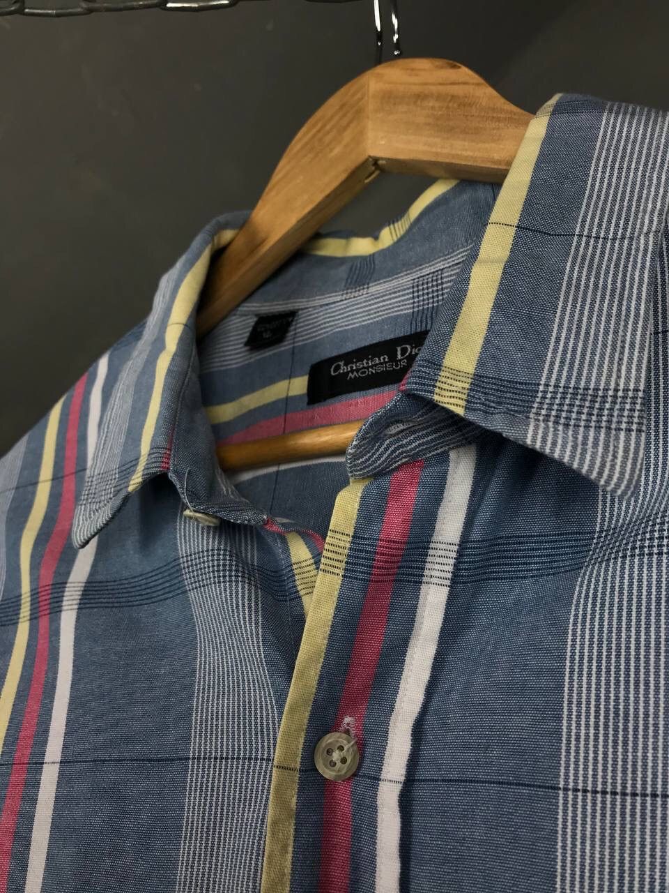 Christian Dior Monsieur Christian Dior Monsieur crazy vintage luxury shirt Size US XL / EU 56 / 4 - 3 Thumbnail