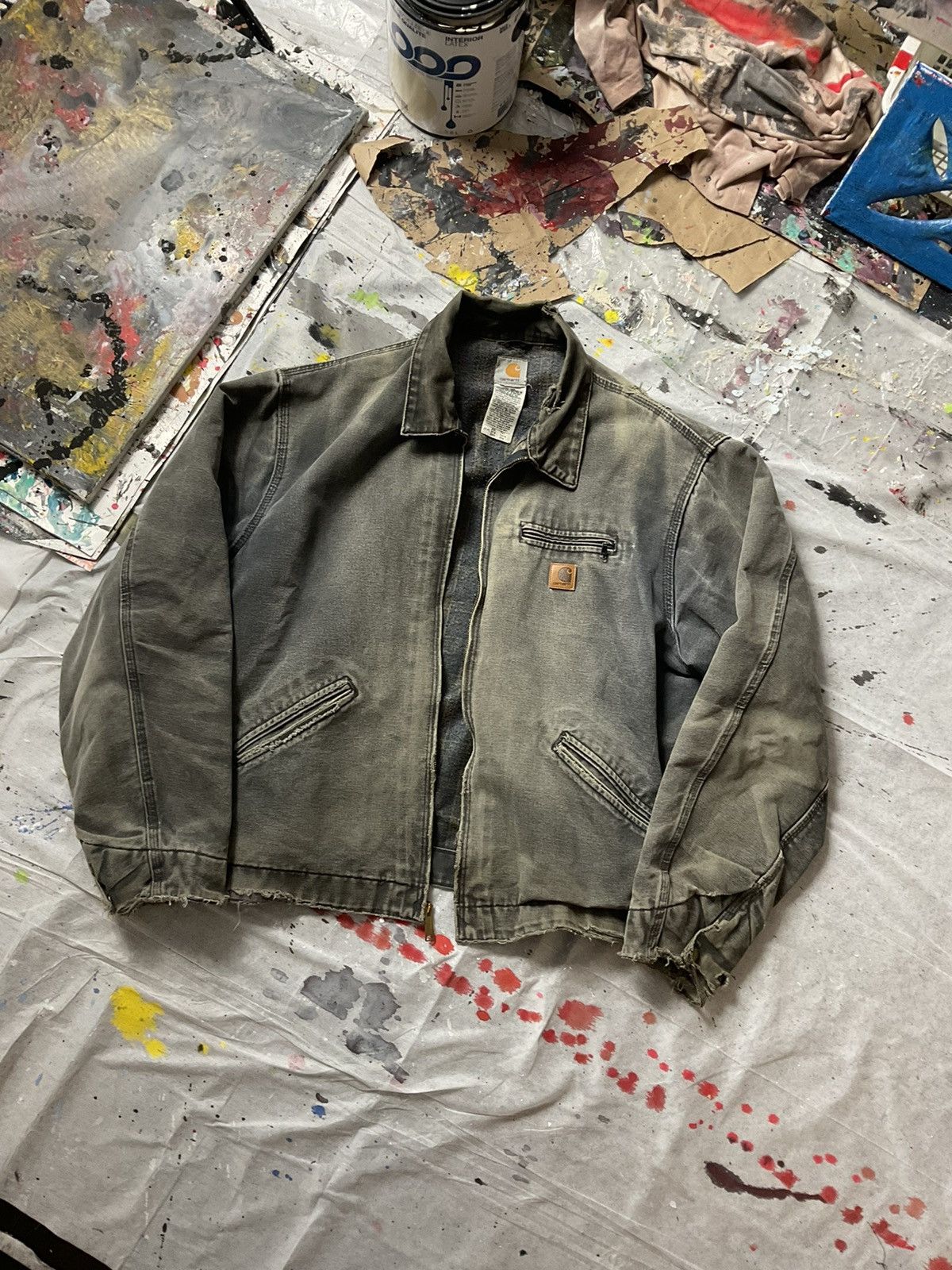 Carhartt Sunfaded Detroit Carhartt jacket Size US XXL / EU 58 / 5 - 6 Thumbnail