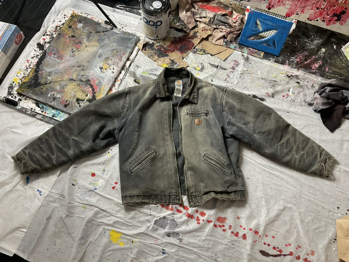 Carhartt Sunfaded Detroit Carhartt jacket Size US XXL / EU 58 / 5 - 9 Thumbnail