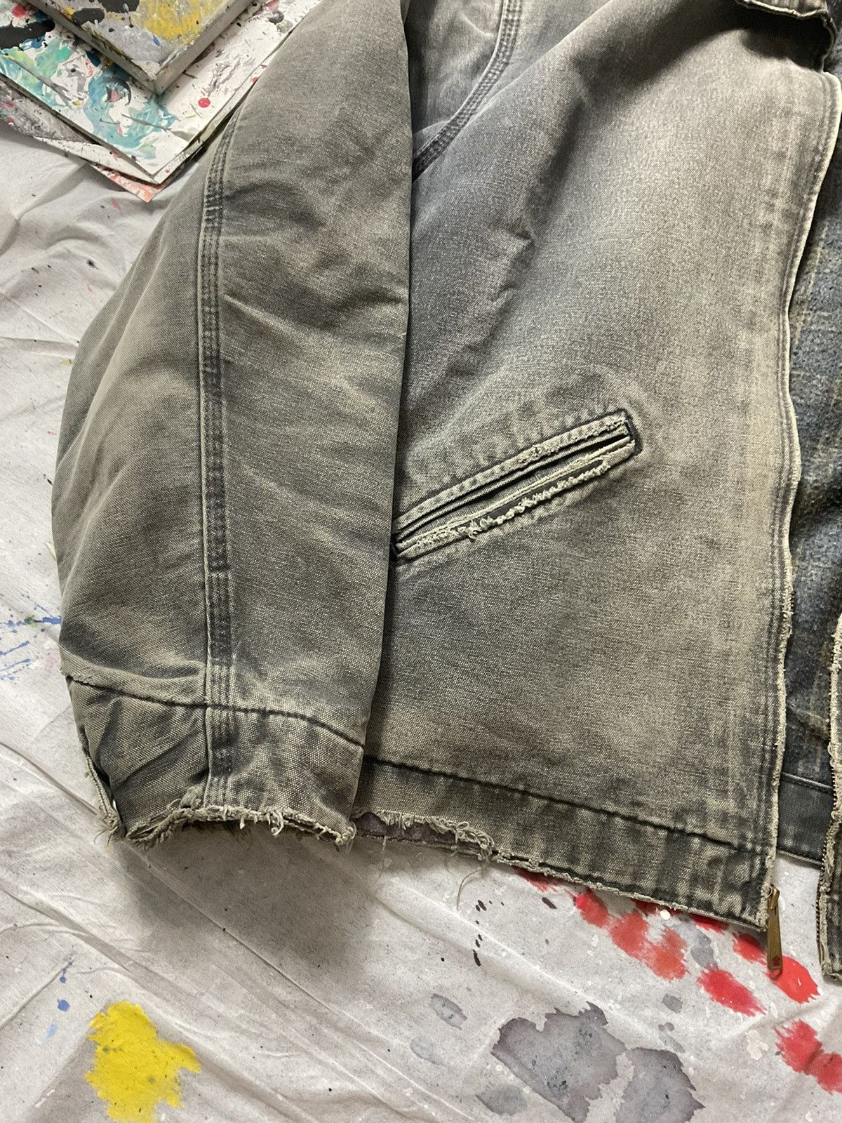 Carhartt Sunfaded Detroit Carhartt jacket Size US XXL / EU 58 / 5 - 4 Thumbnail