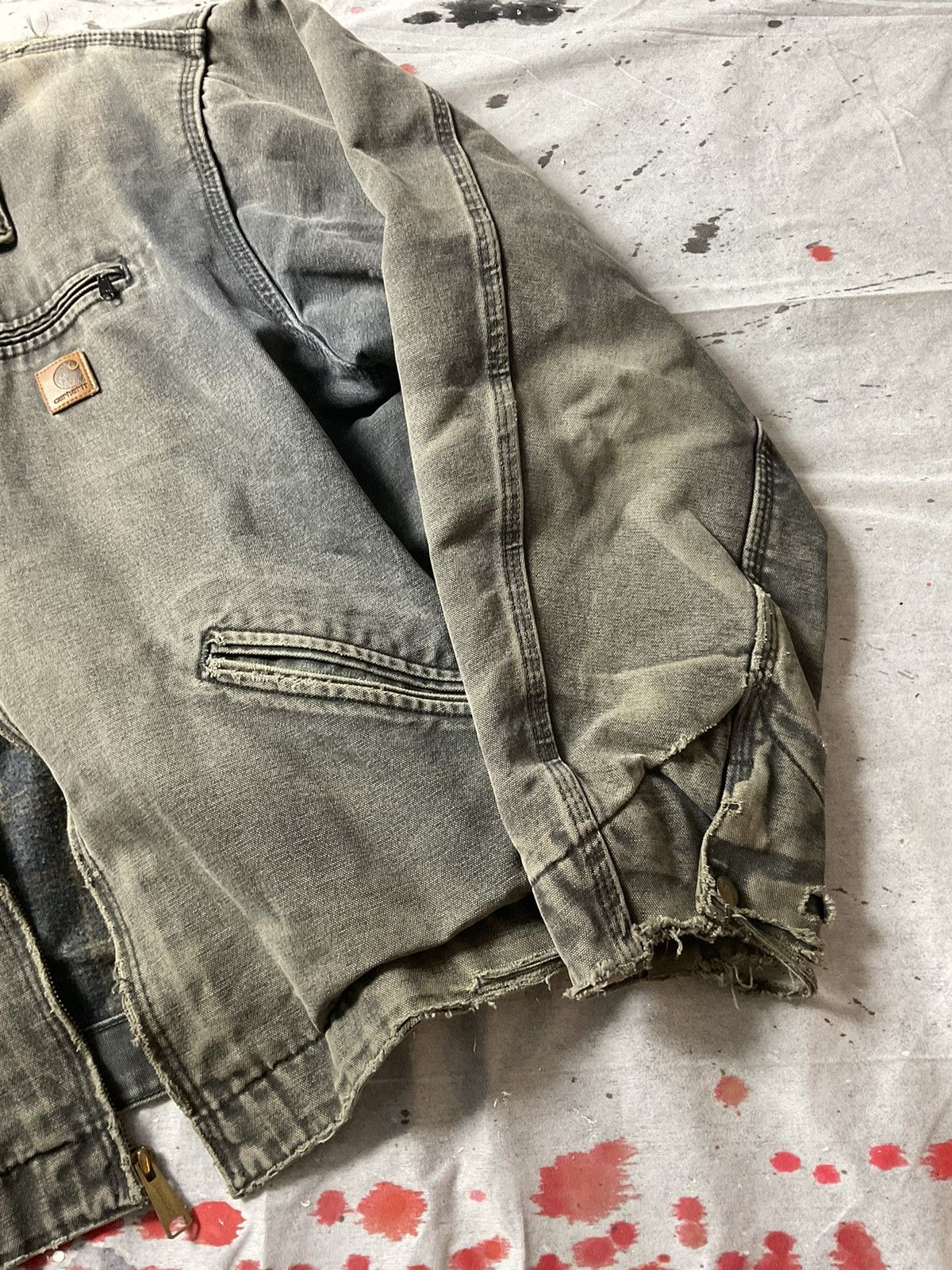 Carhartt Sunfaded Detroit Carhartt jacket Size US XXL / EU 58 / 5 - 3 Thumbnail