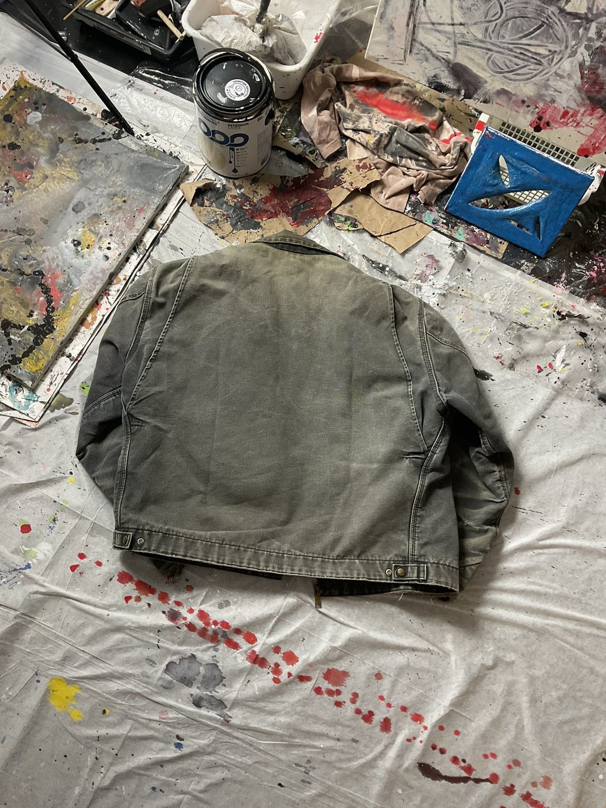 Carhartt Sunfaded Detroit Carhartt jacket Size US XXL / EU 58 / 5 - 7 Thumbnail