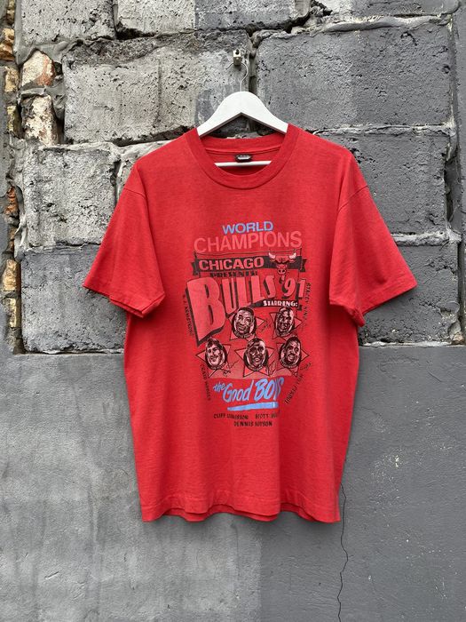 Vintage Vintage 1991 Chicago Bulls World Champions Michael Jordan Grailed