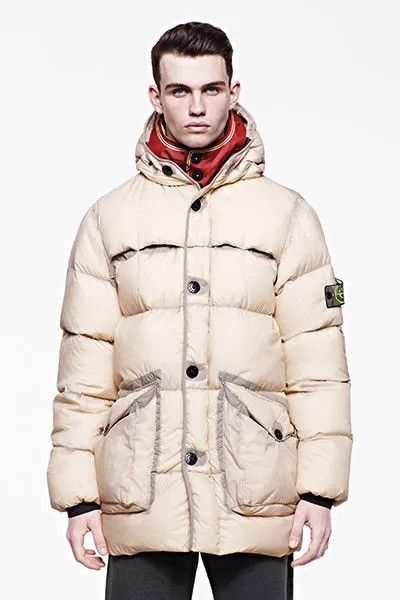 Stone Island Stone Island Opaque Nylon Tela Goose Down Puffer AW