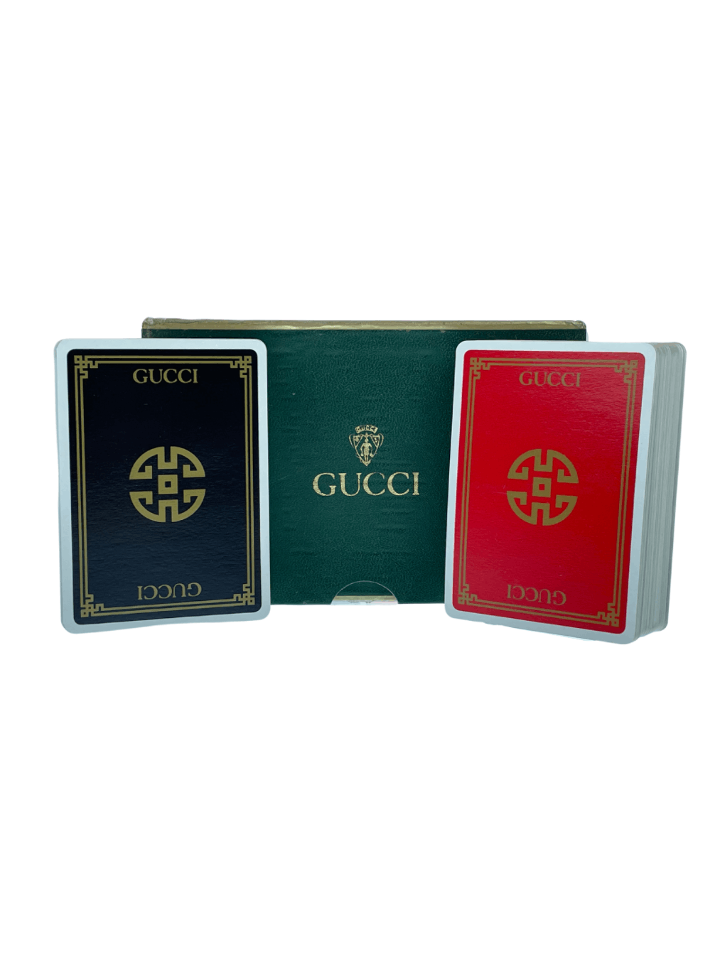 Vintage Gucci 3 Deck Signed Playing Card Boxed Set – Recess
