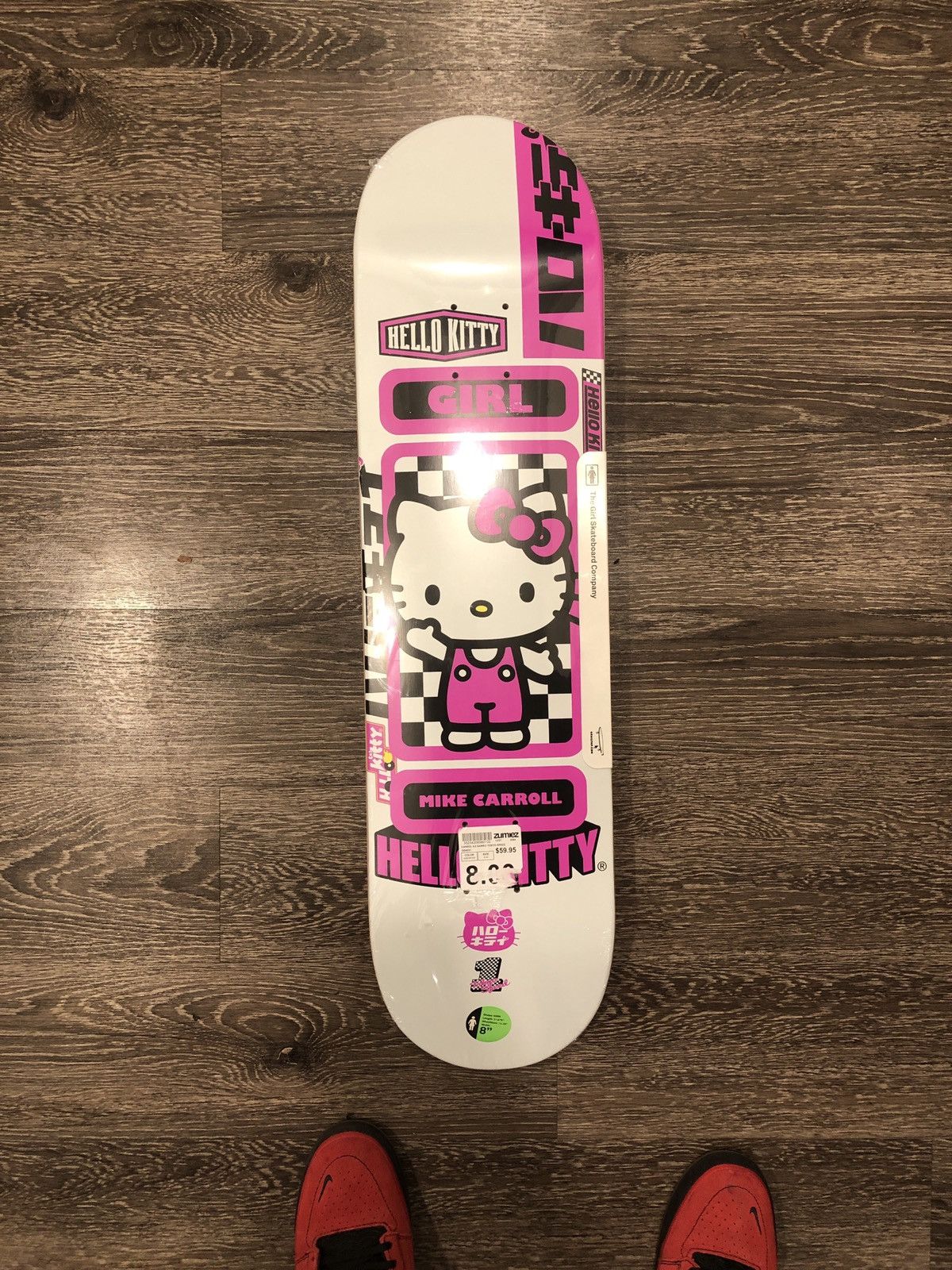 Girl Skateboards Hello Kitty x Mike Carrol Girl Skateboards 8.00 deck Size ONE SIZE - 1 Thumbnail
