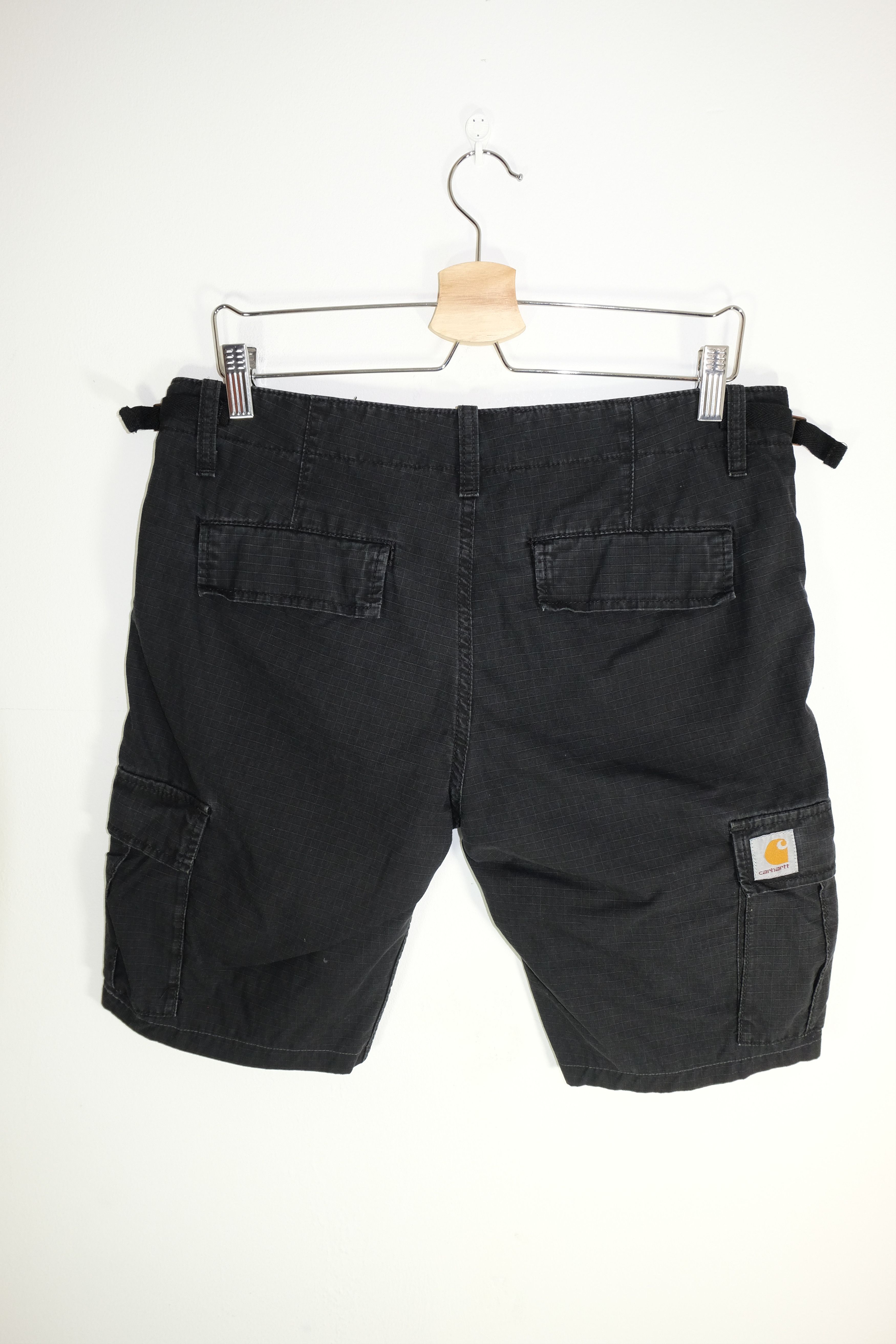 Carhartt Classic Black Washed Cargo Shorts Size US 30 / EU 46 - 2 Thumbnail