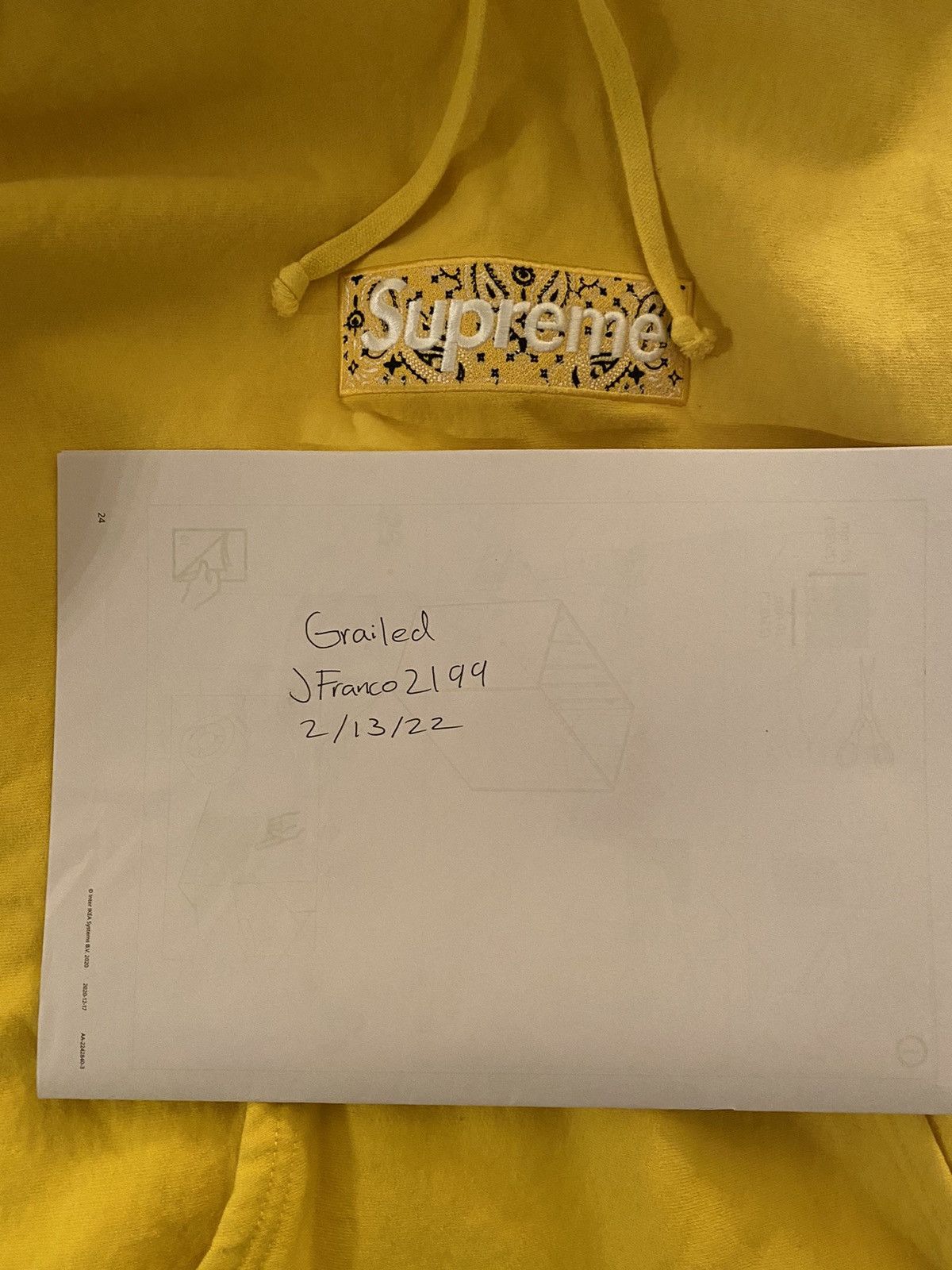 Supreme Bandana Box Logo Hoodie Size US L / EU 52-54 / 3 - 14 Thumbnail