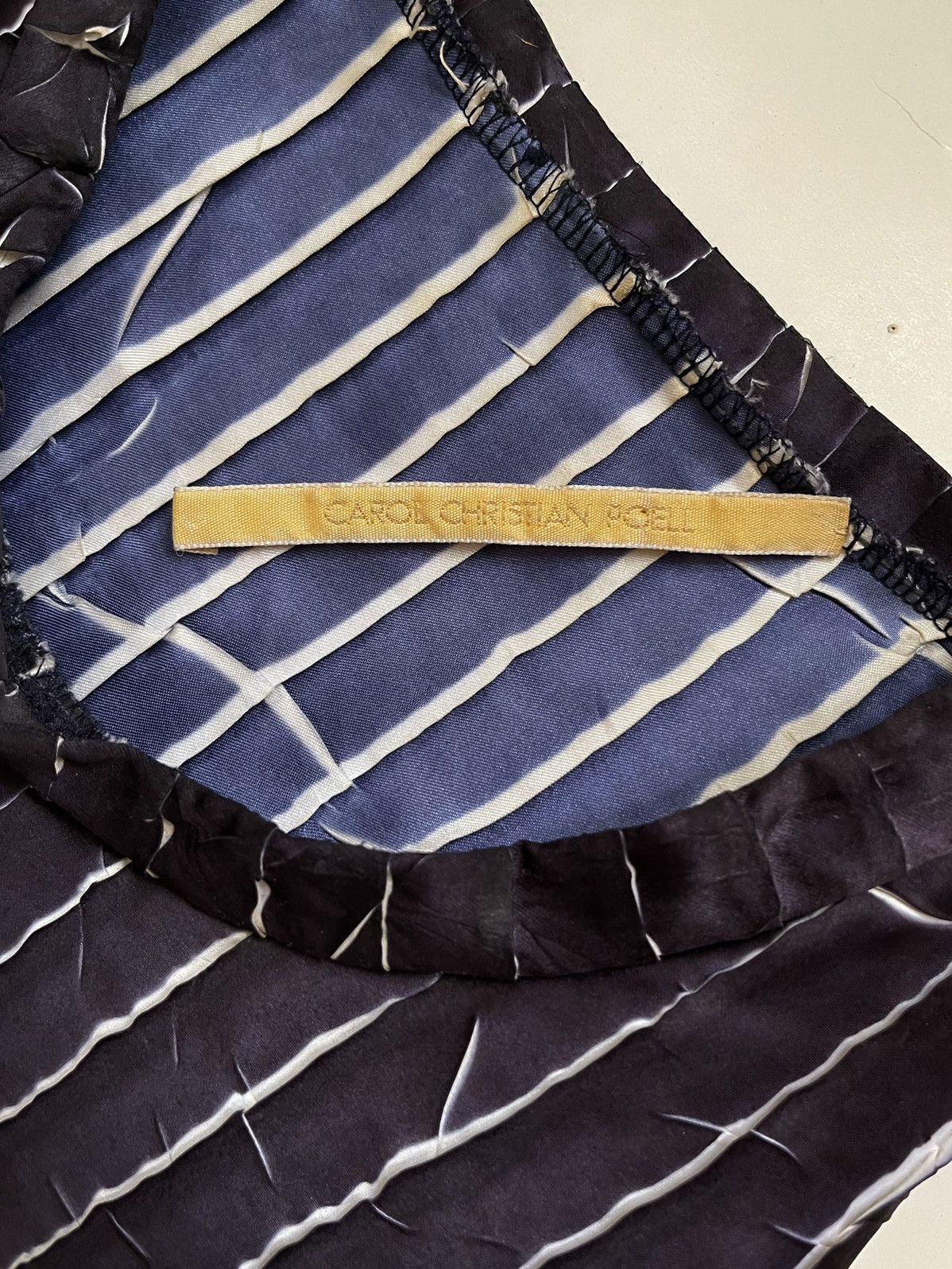 Carol Christian Poell Carol Christian Poell S/S Pleated Tee XS Spring 1996 Size US XS / EU 42 / 0 - 15 Thumbnail