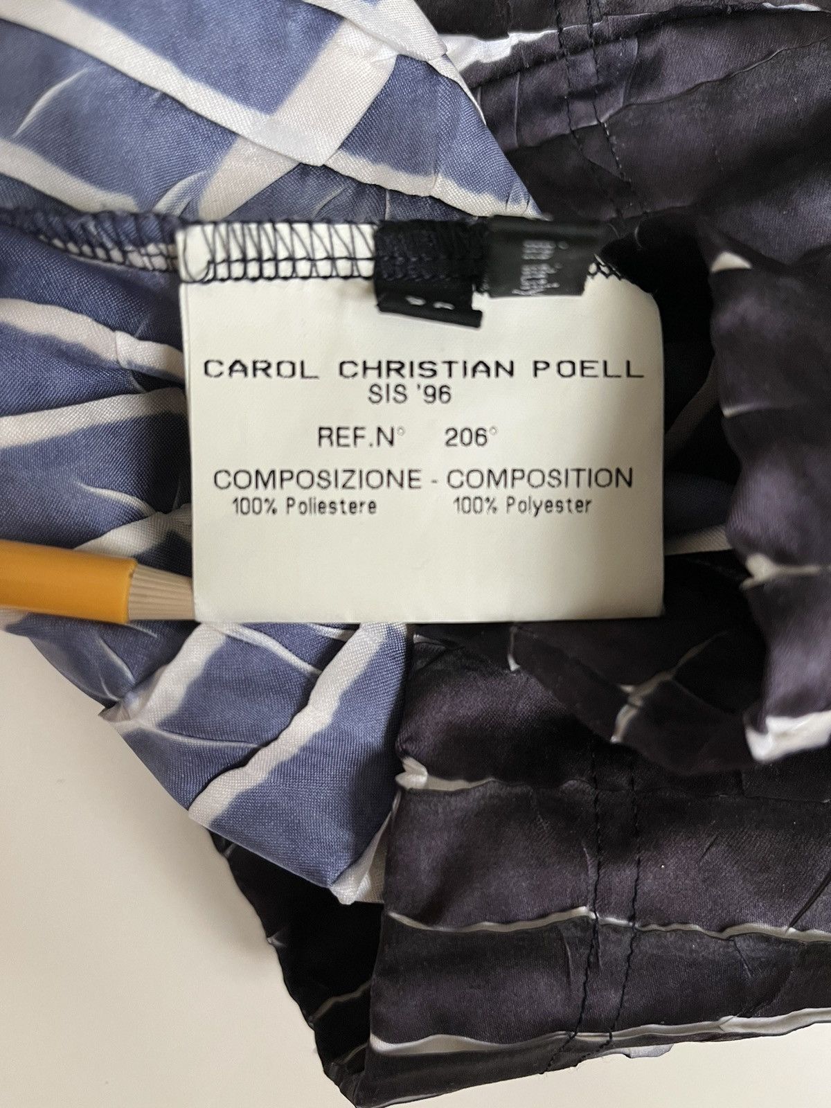 Carol Christian Poell Carol Christian Poell S/S Pleated Tee XS Spring 1996 Size US XS / EU 42 / 0 - 14 Thumbnail