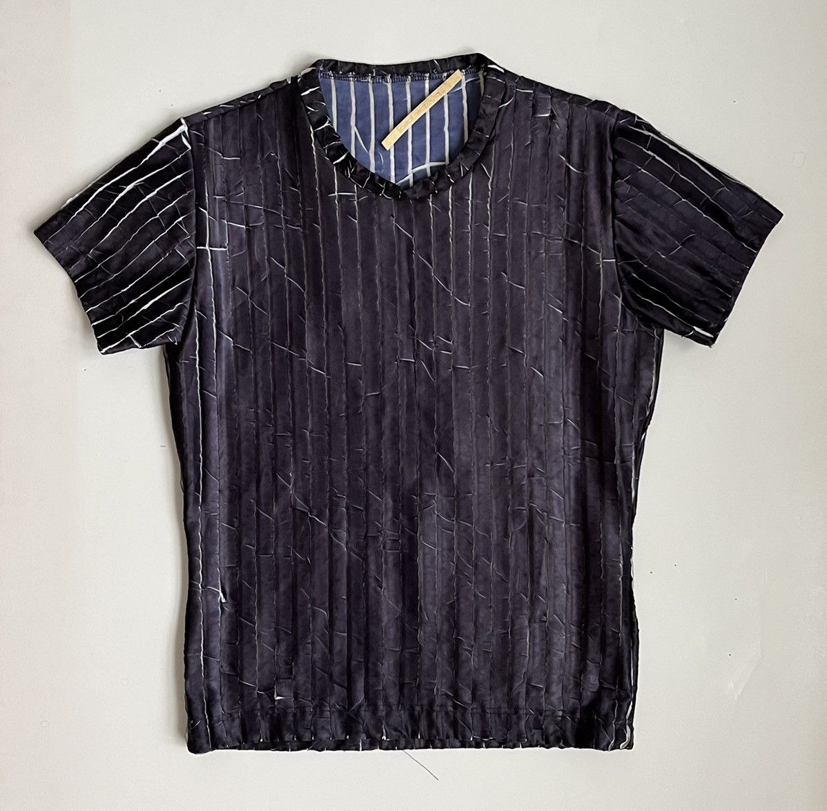 Carol Christian Poell Carol Christian Poell S/S Pleated Tee XS Spring 1996 Size US XS / EU 42 / 0 - 2 Thumbnail