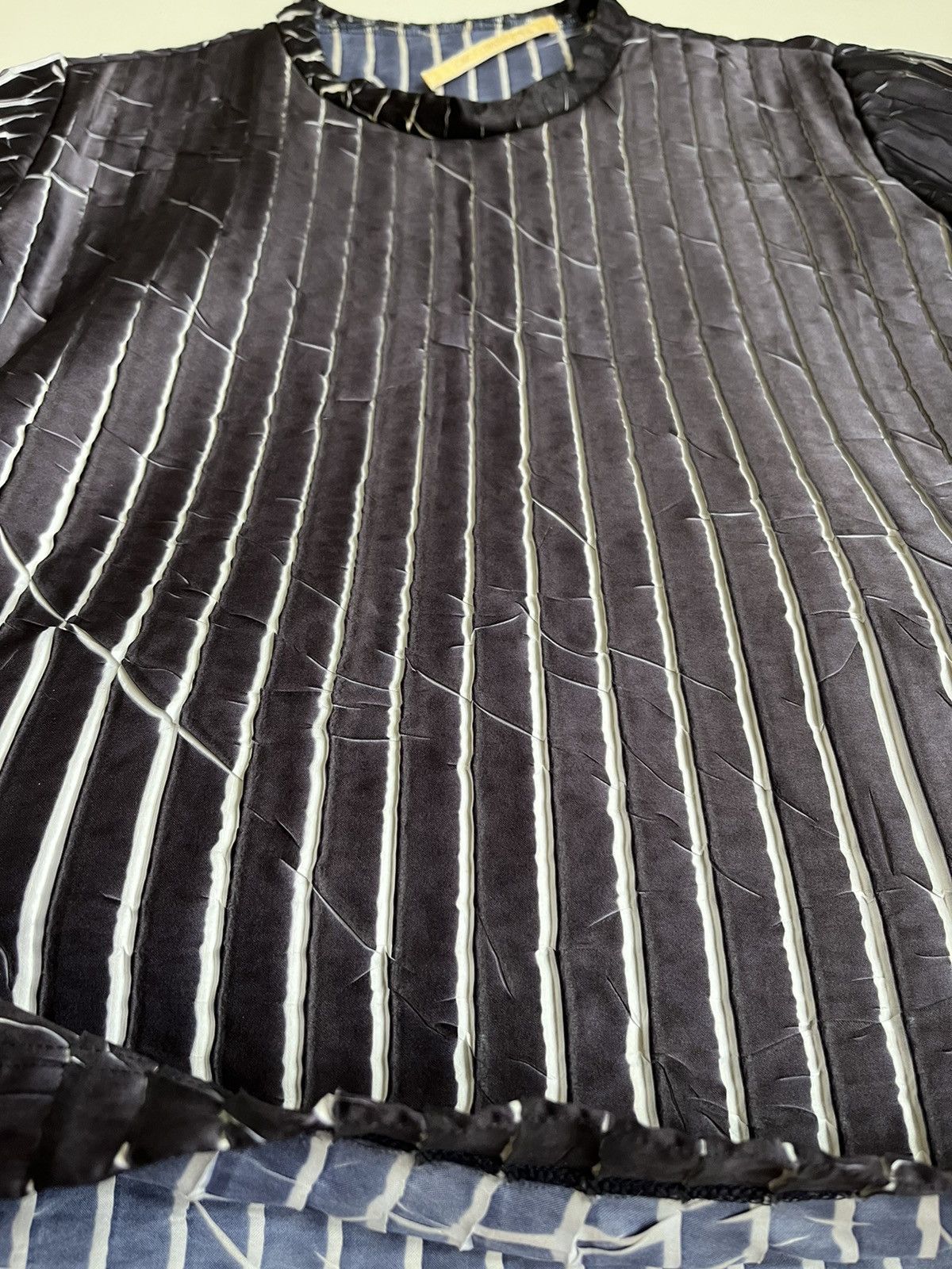 Carol Christian Poell Carol Christian Poell S/S Pleated Tee XS Spring 1996 Size US XS / EU 42 / 0 - 8 Thumbnail