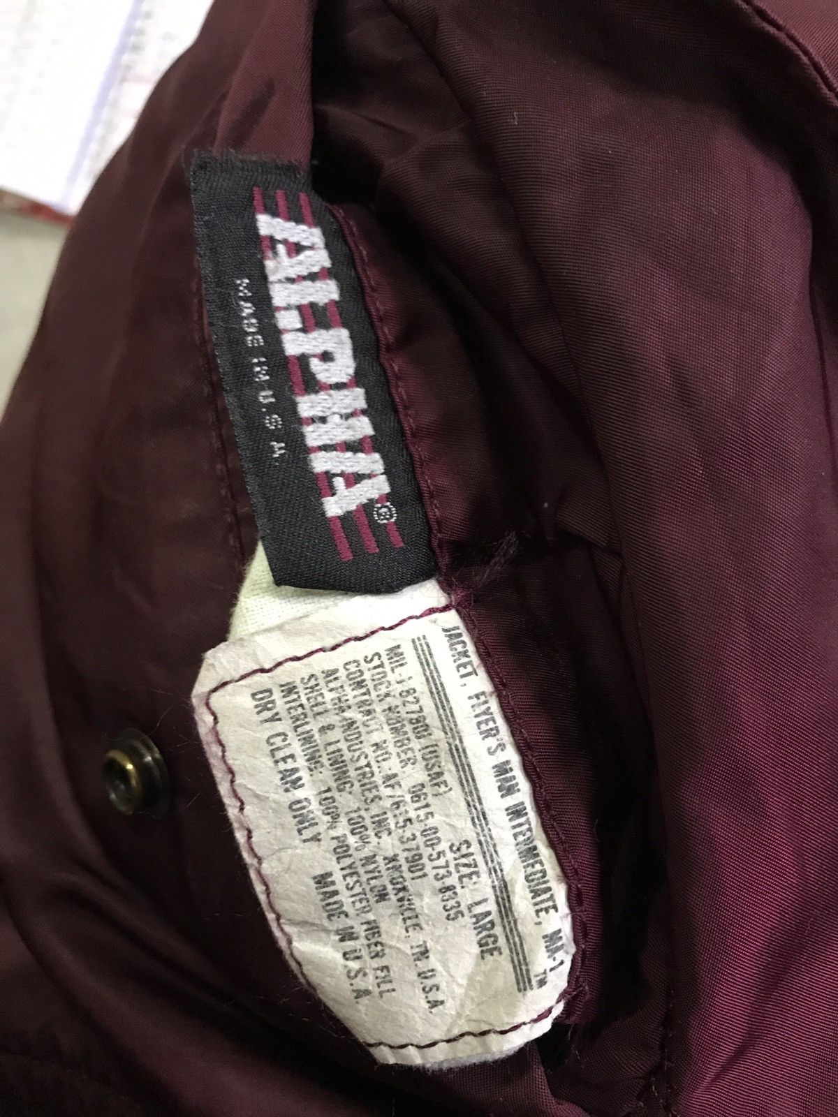 Alpha Industries ALPHA NUMERIC ALL EMBROIDERY VARSITY JACKET Size US M / EU 48-50 / 2 - 12 Thumbnail