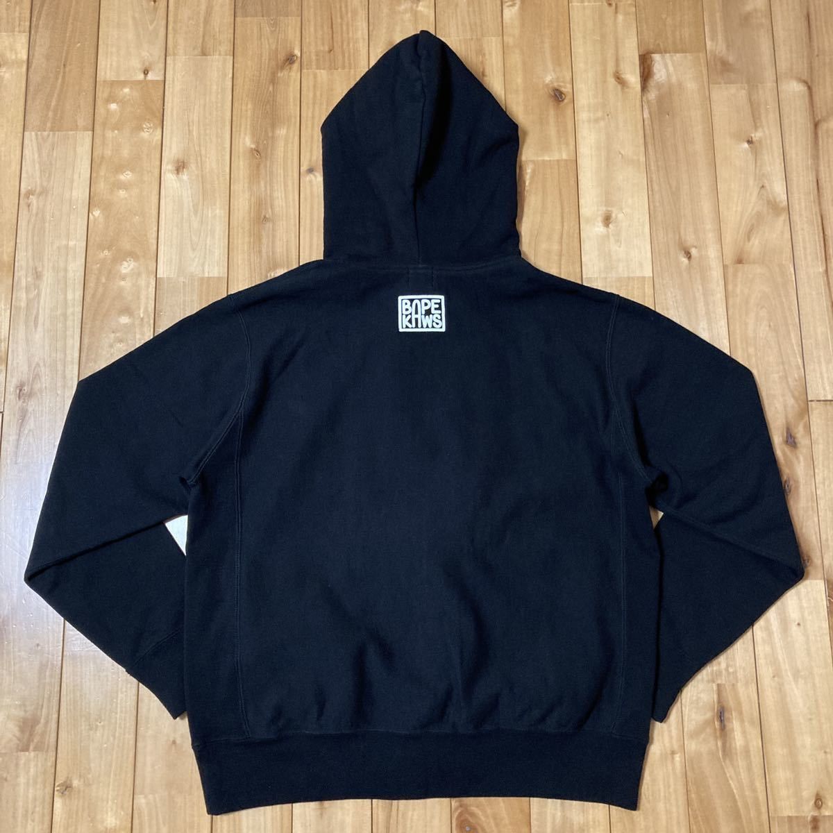 Bape × Kaws BAPE× kaws CHOMPERS full zip hoodie black Size US M / EU 48-50 / 2 - 7 Thumbnail
