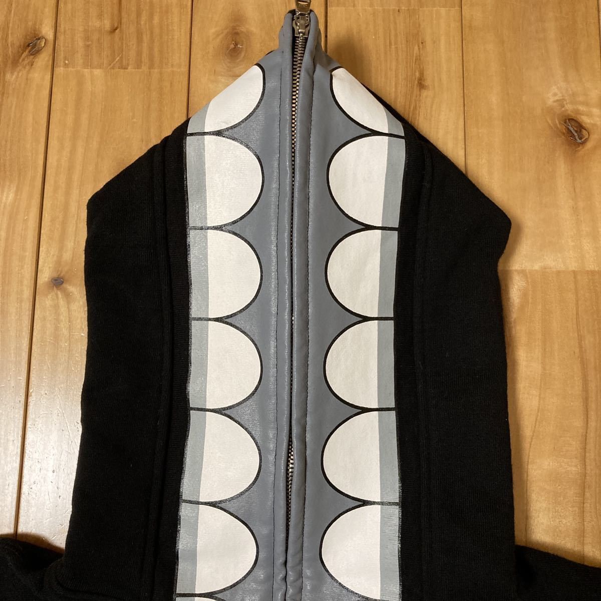 Bape × Kaws BAPE× kaws CHOMPERS full zip hoodie black Size US M / EU 48-50 / 2 - 2 Thumbnail