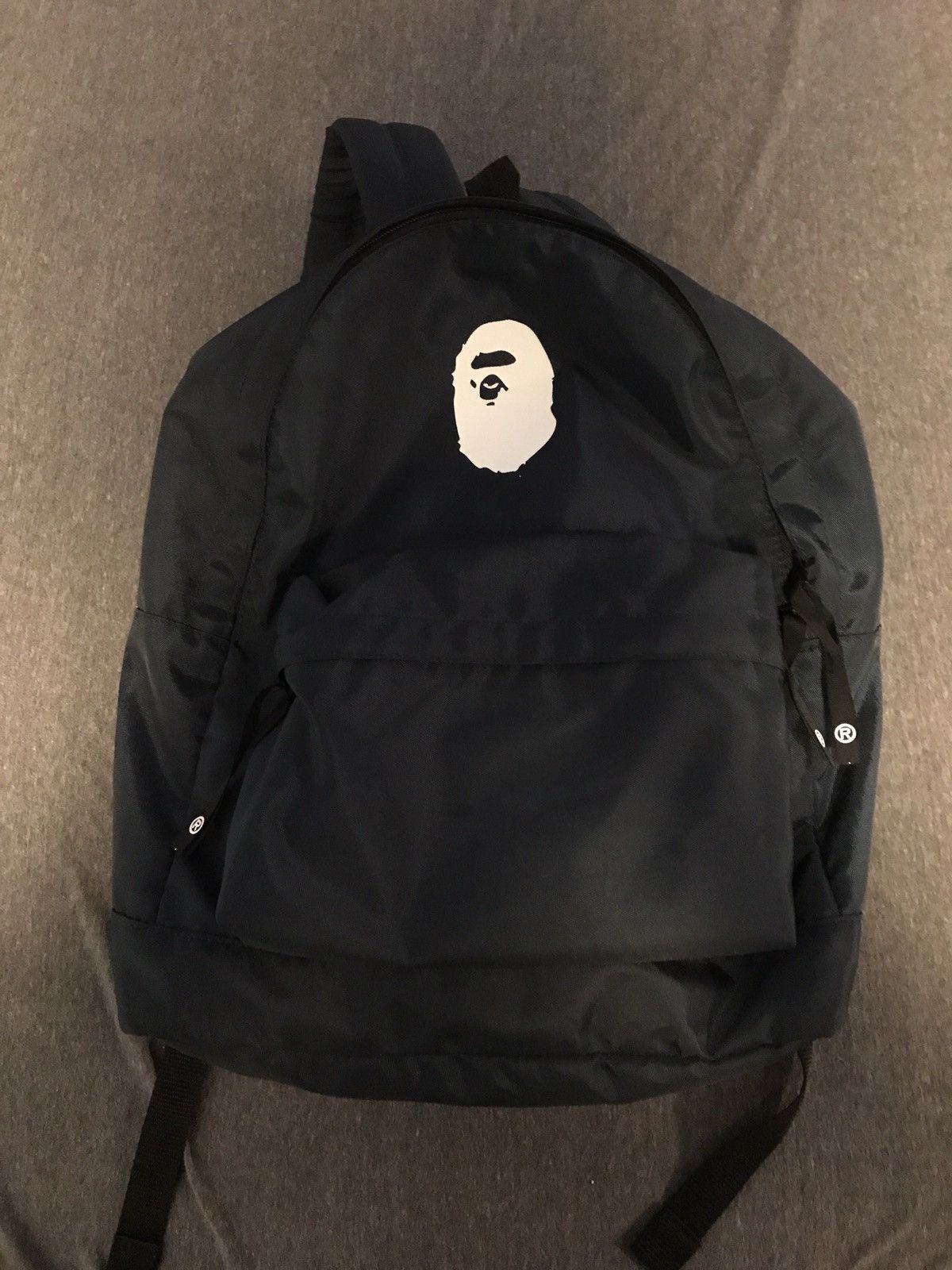 Bape "Happy New Year" Navy Backpack 2017 Grailed
