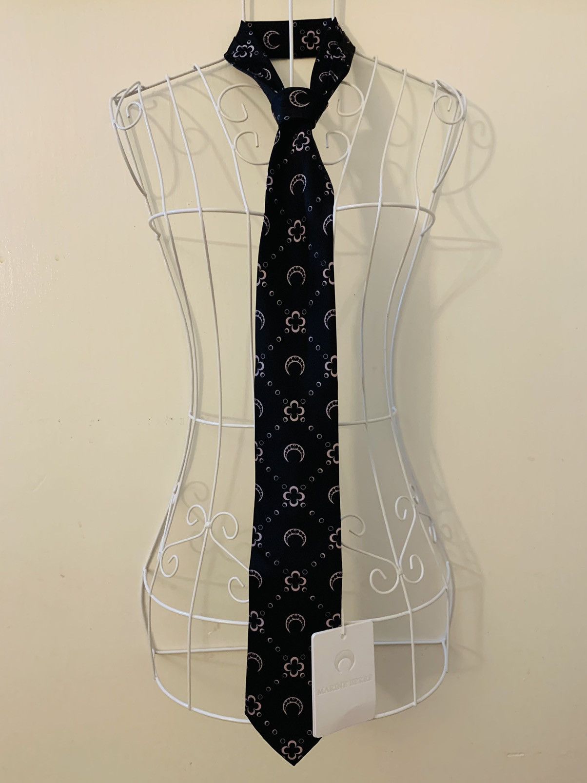 MARINE SERRE WSK074ARDEN0001BK99 関税送料込 MARINE SERRE Marine Serre マリーン セル ロンT カットソー