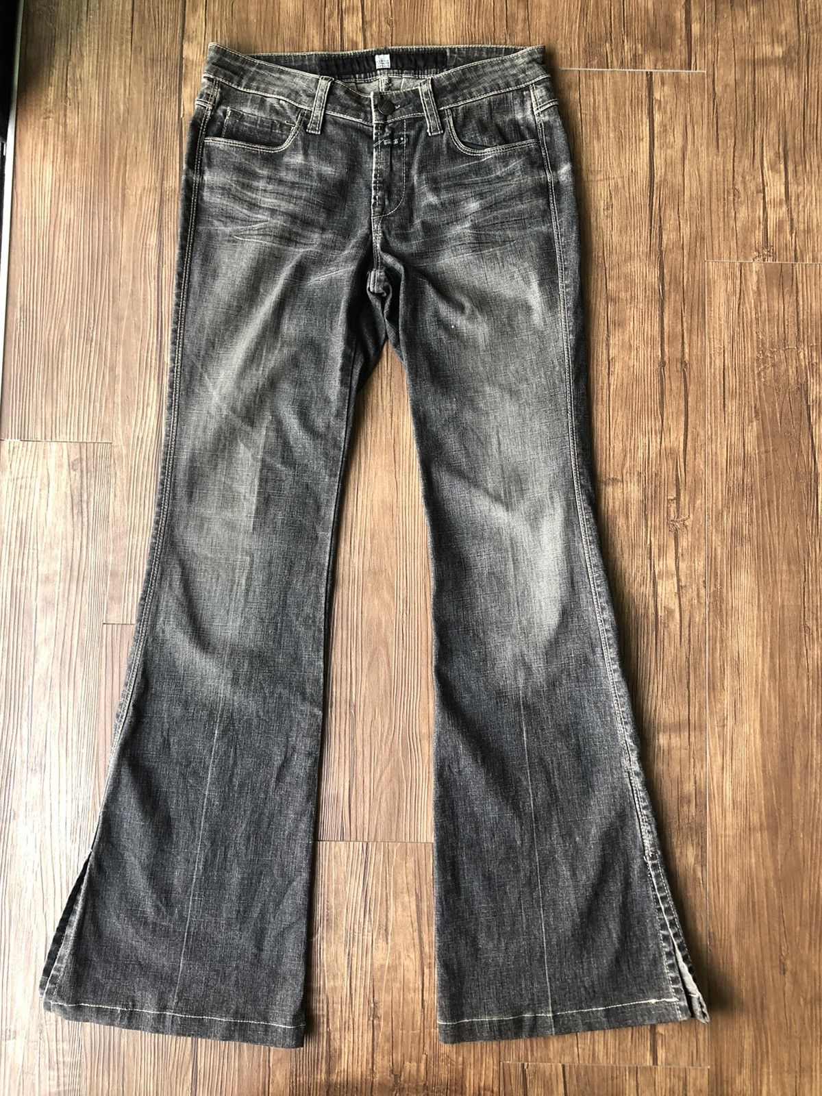 Jean Boot Cut Déstructuré Bleu Marithé Et François Girbaud - Taille 38, Neuf Sans étiquettes
