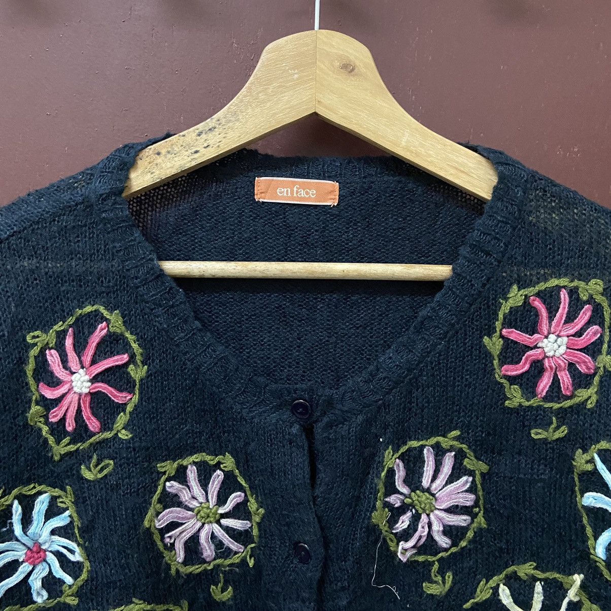 Vintage Art Design Floral Cardigan