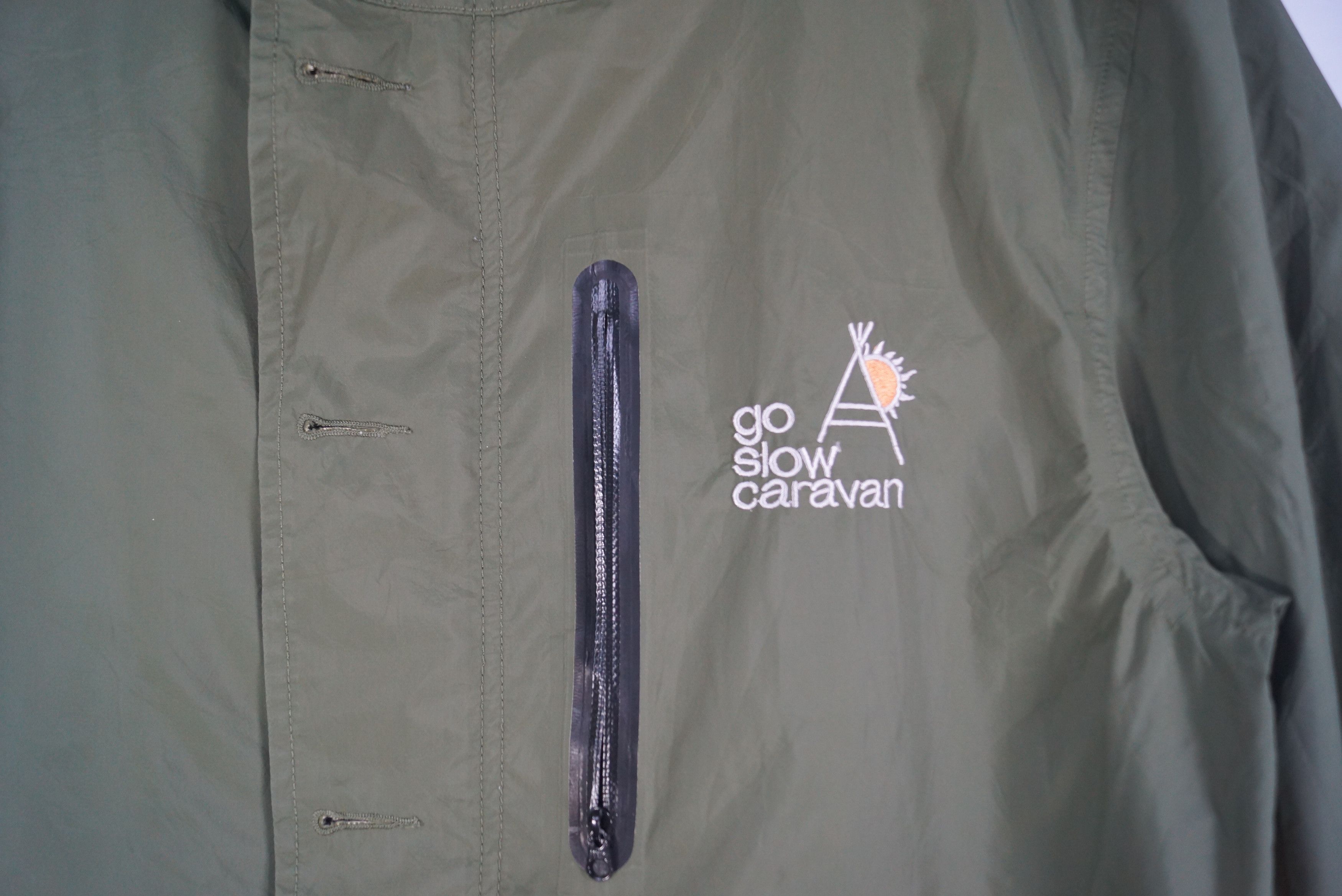 go slow caravan Rare!! Light Jacket Go Slow Caravan Small Logo Size US XL / EU 56 / 4 - 2 Thumbnail