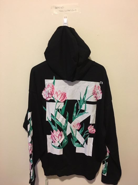 Off white shop tulip hoodie