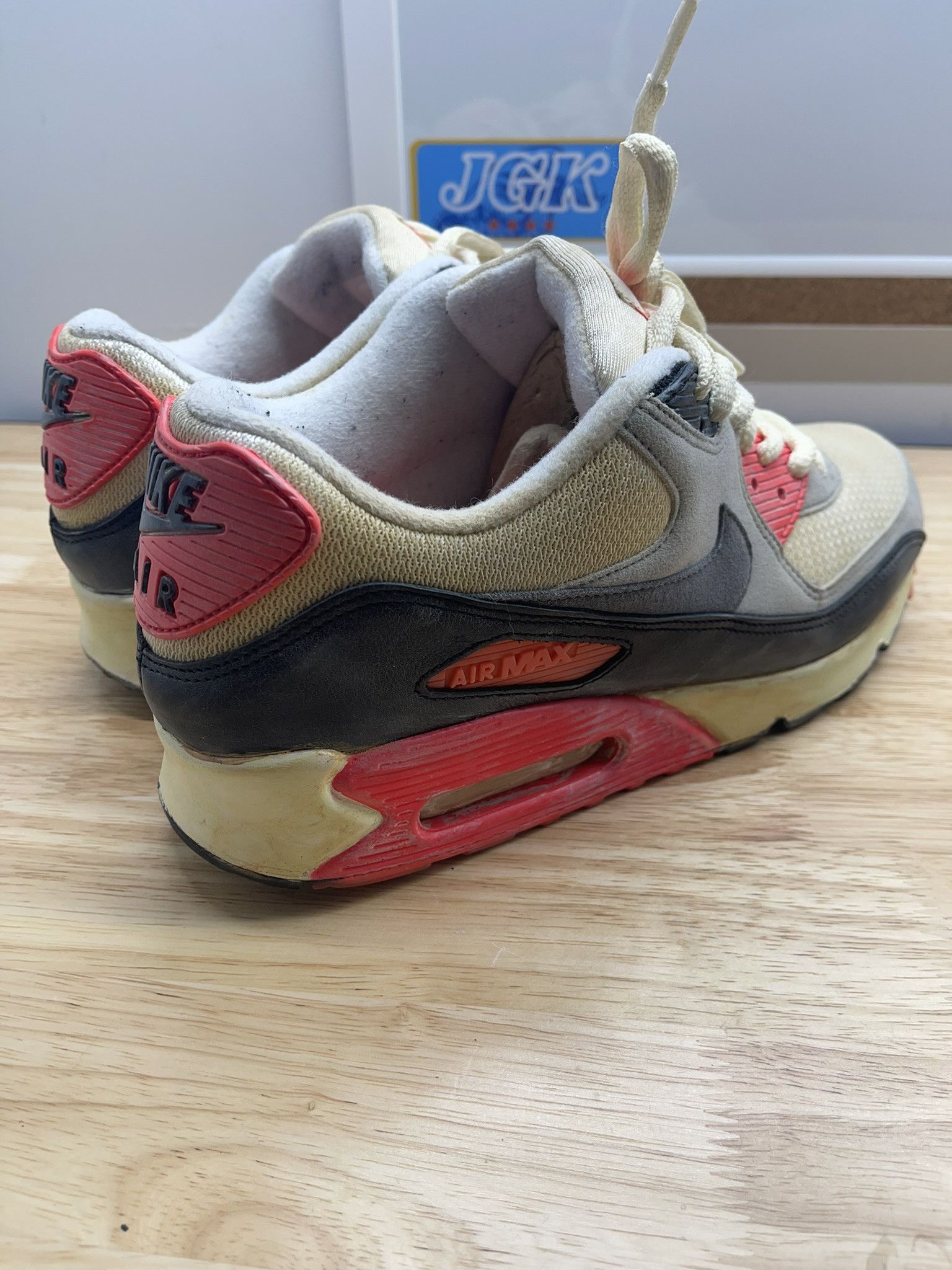 Nike × Vintage NIKE AIR MAX 90 INFRARED VINTAGE STYLE SZ 9.5 Size US 9.5 / EU 42-43 - 3 Thumbnail