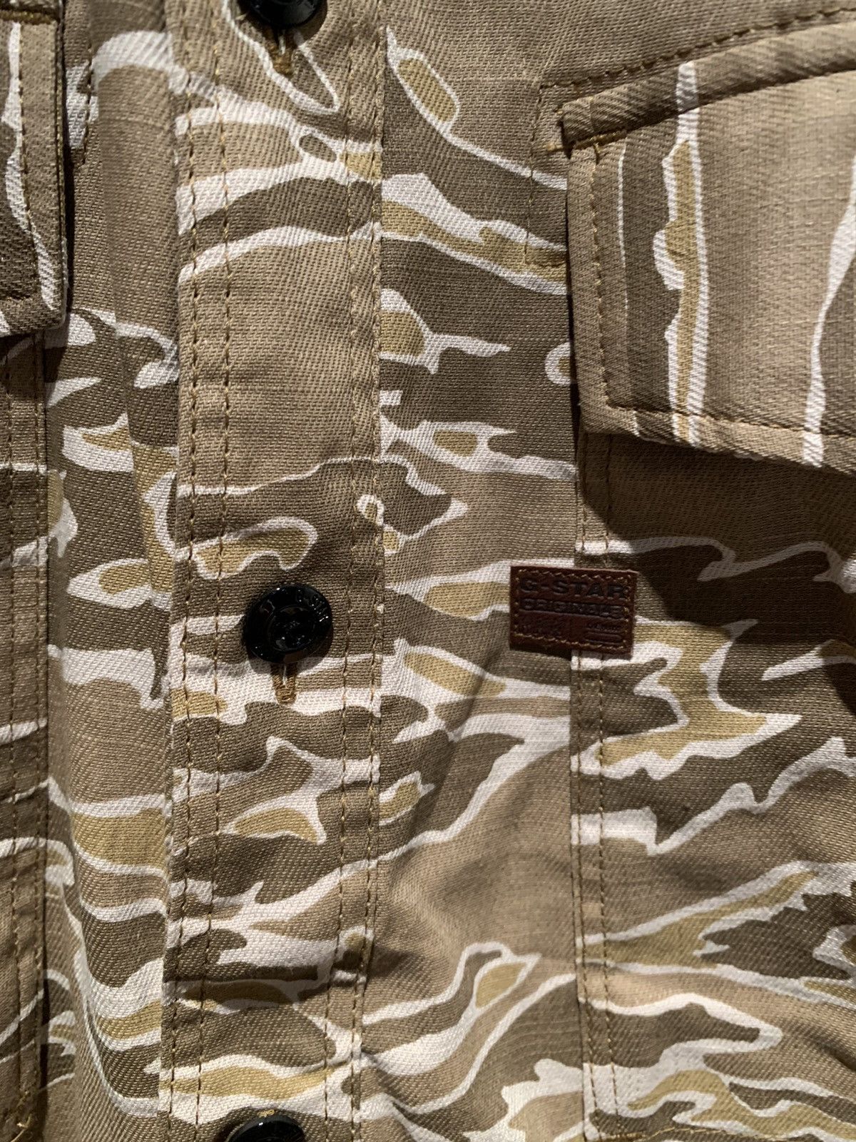Designer × G-Star *RARE* New G-Star Raw Cargo Button Shirt - Large Size US L / EU 52-54 / 3 - 4 Thumbnail