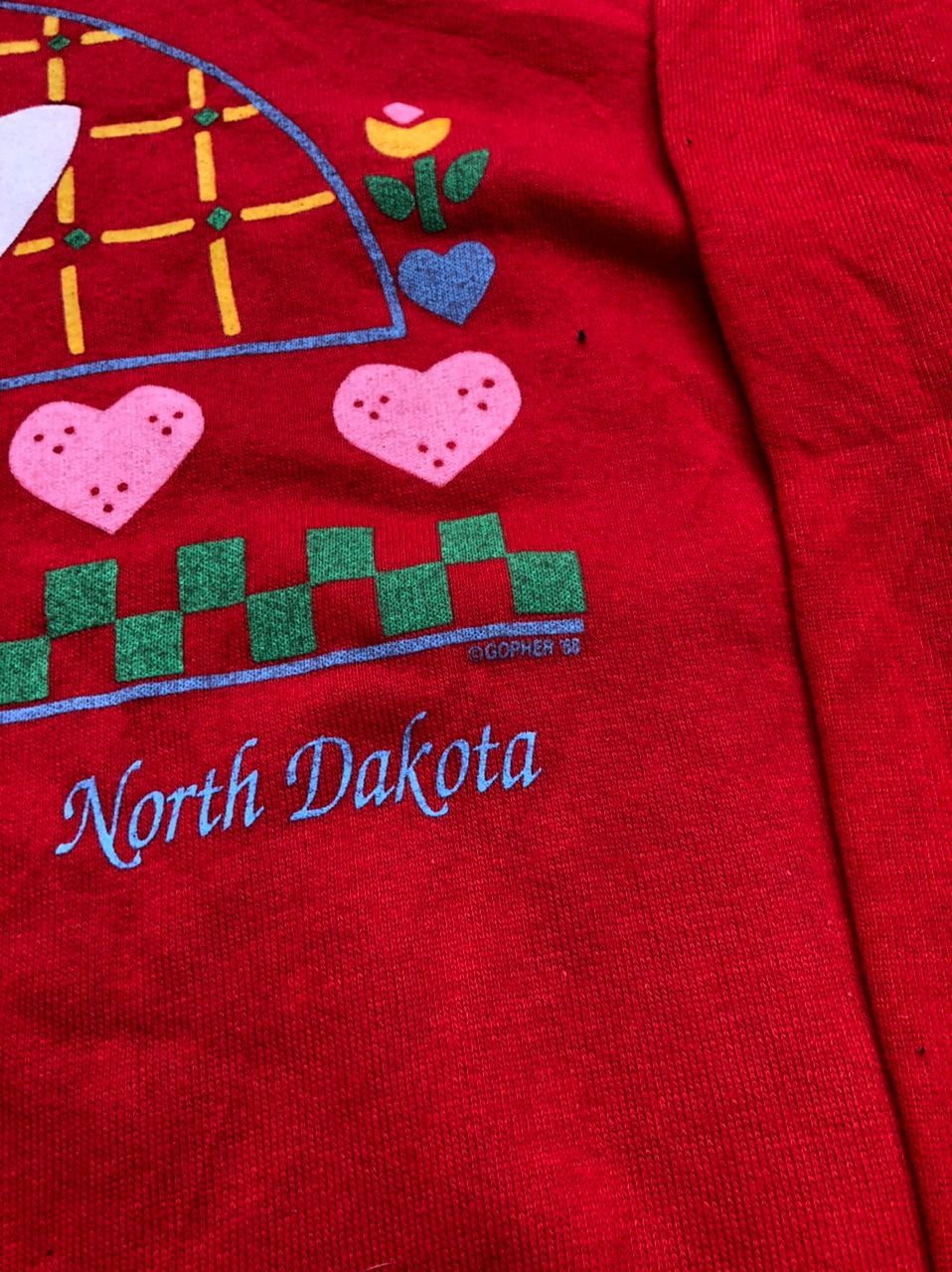 Jerzees × Vintage Vintage 80s Gopher North Dakota Sweatshirt Size US M / EU 48-50 / 2 - 2 Thumbnail