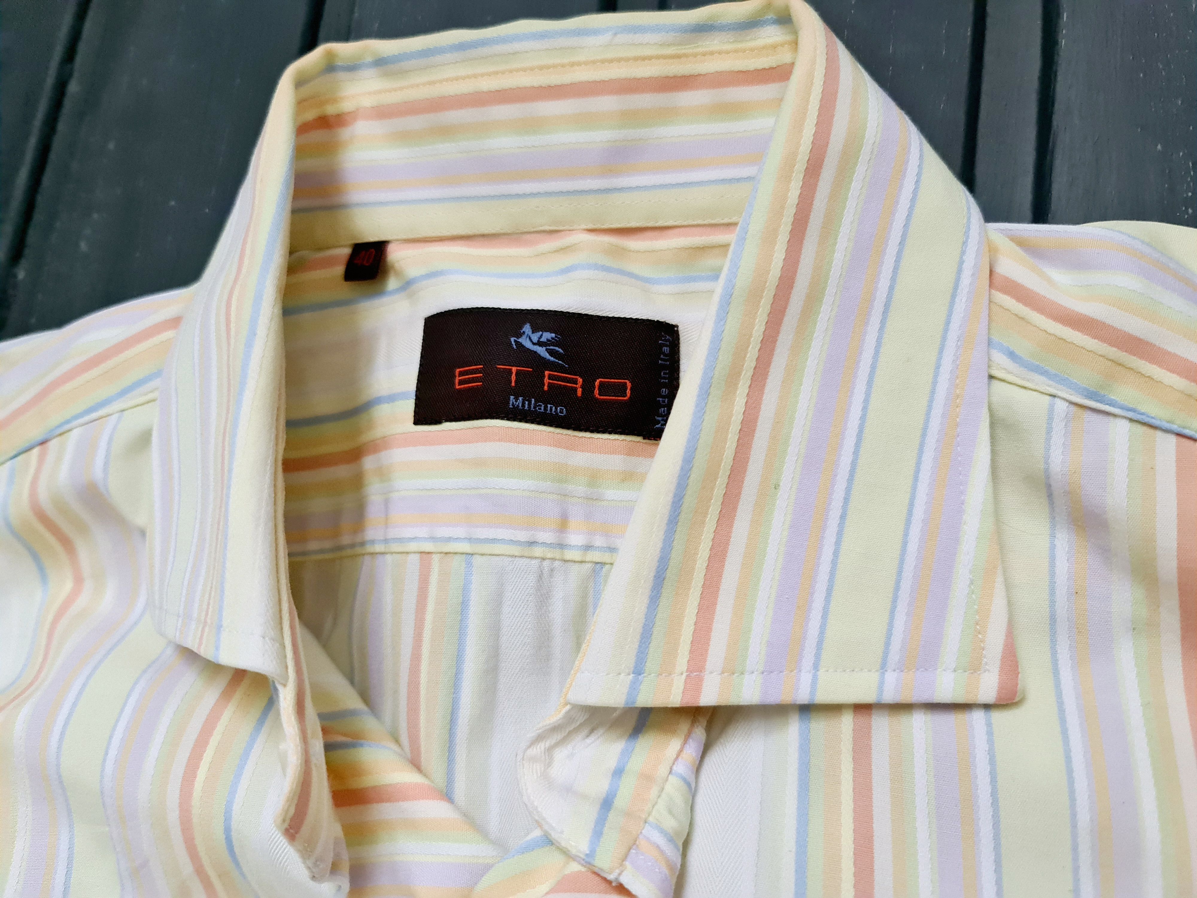 Etro Etro Milano Multi Color Striped Shirt size 40 Size US XXS / EU 40 - 9 Thumbnail