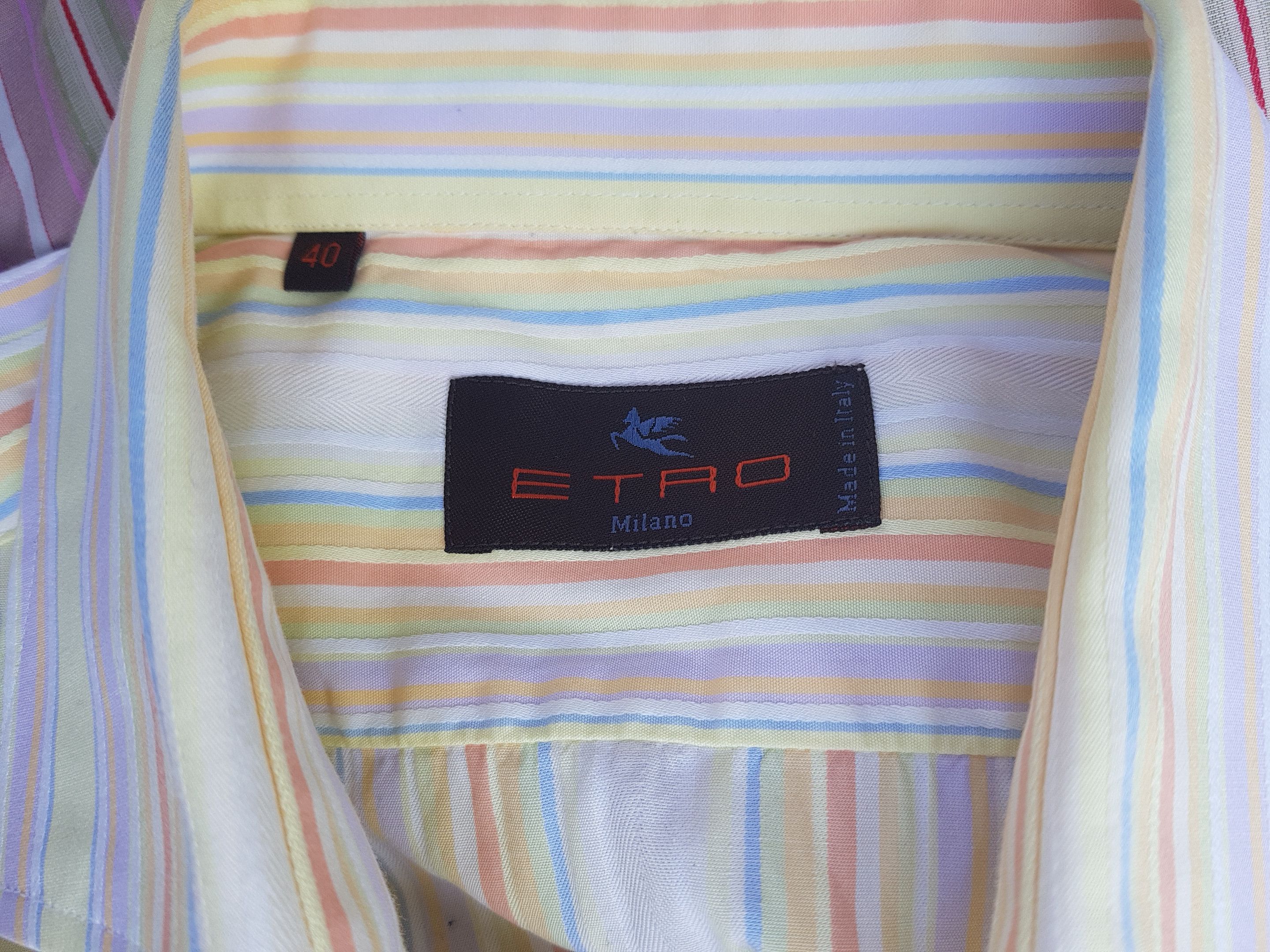Etro Etro Milano Multi Color Striped Shirt size 40 Size US XXS / EU 40 - 7 Thumbnail