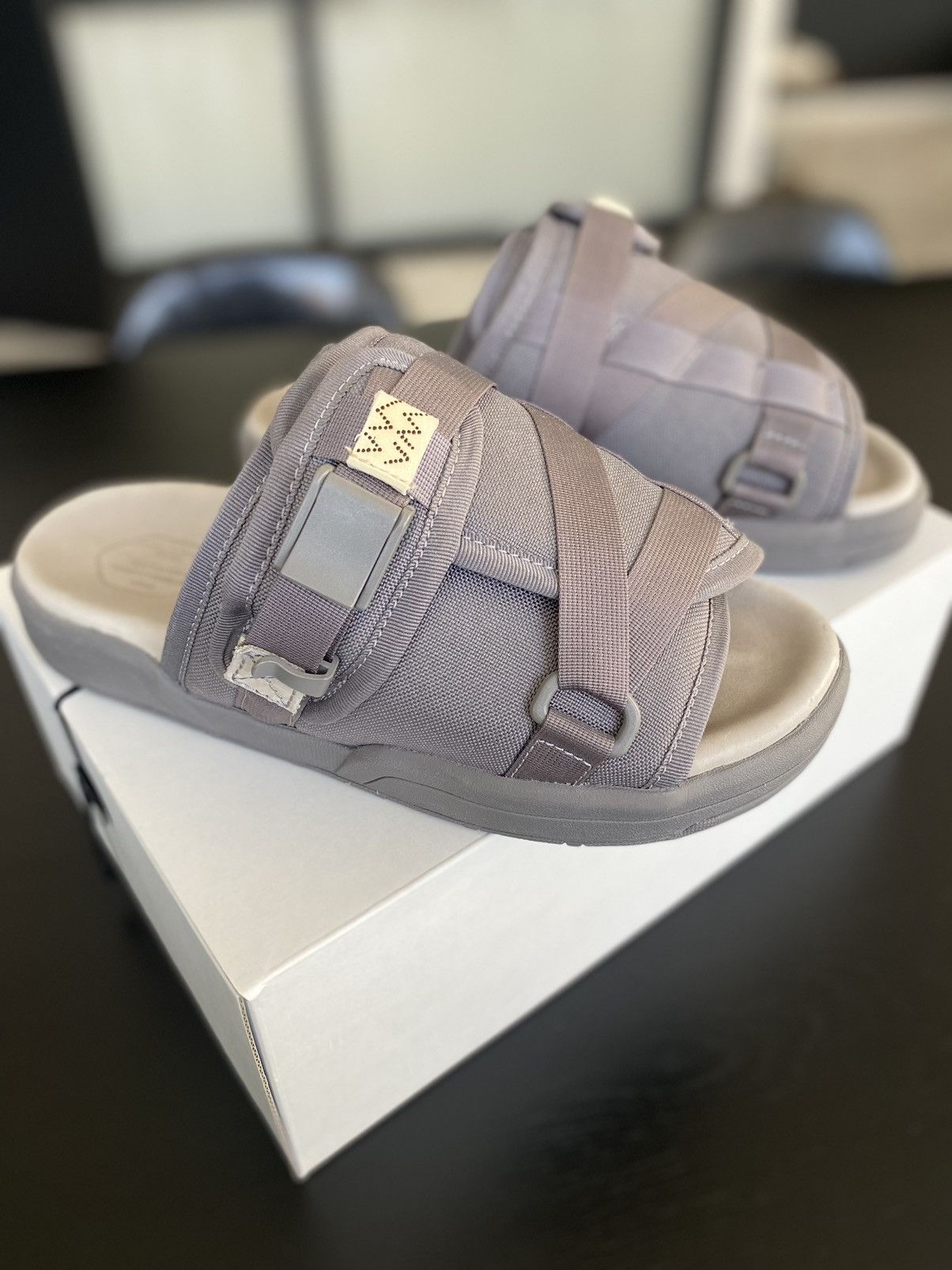VISVIM クリスト シャーマン スリッパ あぐね XL