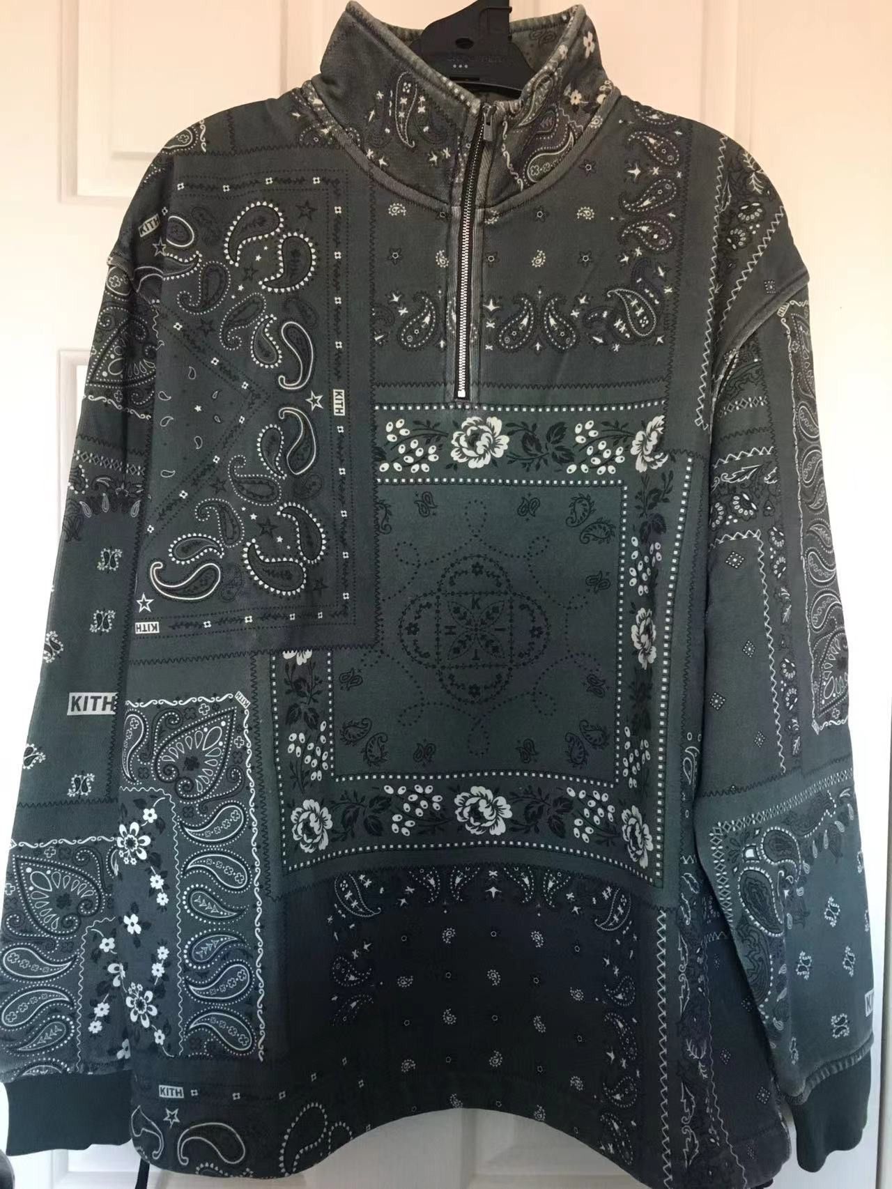 Kith Deconstructed Bandana Quarter Zip Size US S / EU 44-46 / 1 - 3 Thumbnail