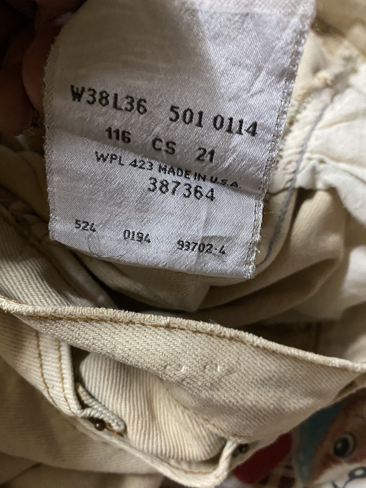 Levi's VINTAGE LEVIS 501 CUSTOM JEANS Size US 30 / EU 46 - 9 Thumbnail