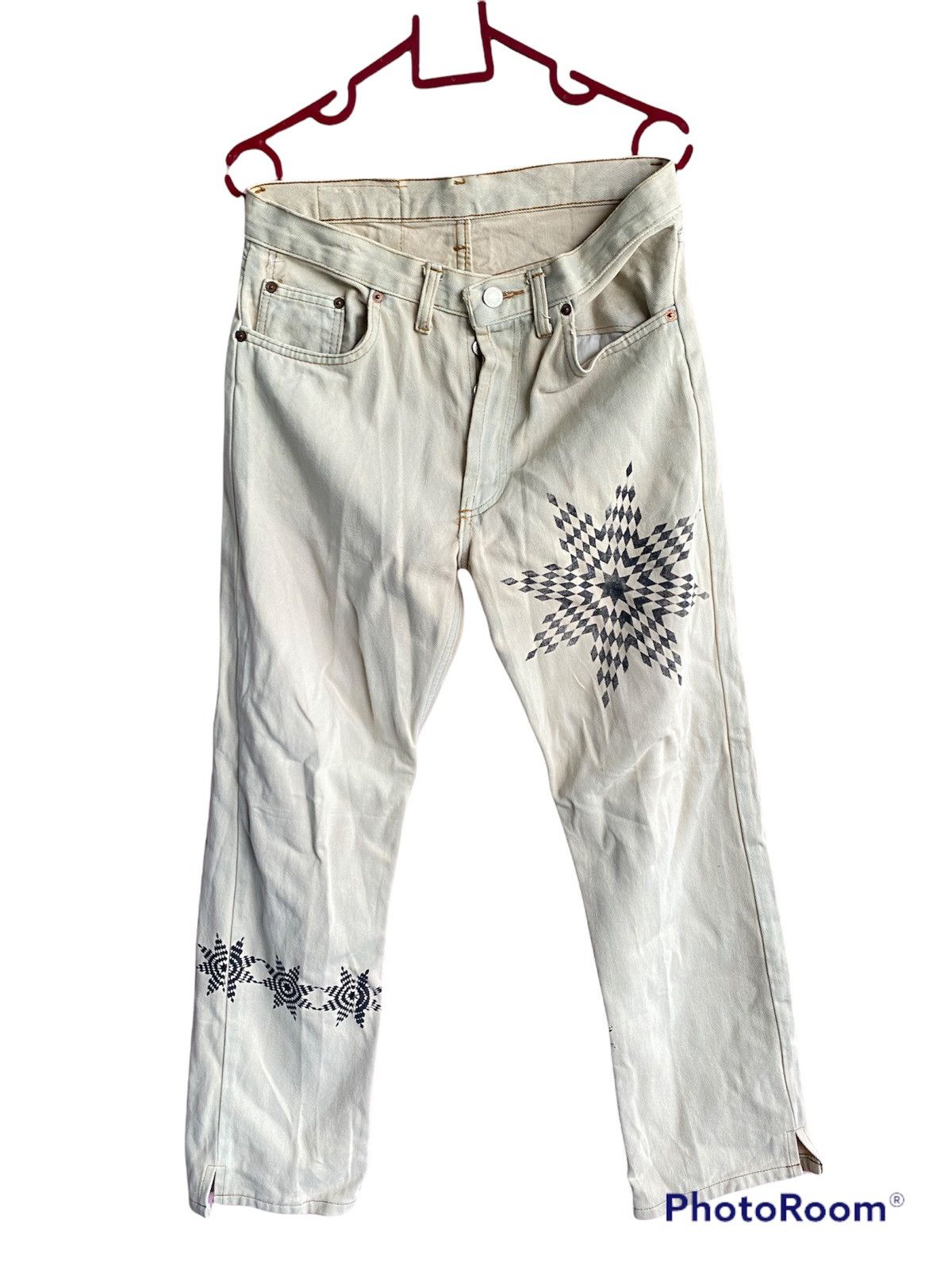 Levi's VINTAGE LEVIS 501 CUSTOM JEANS Size US 30 / EU 46 - 2 Thumbnail