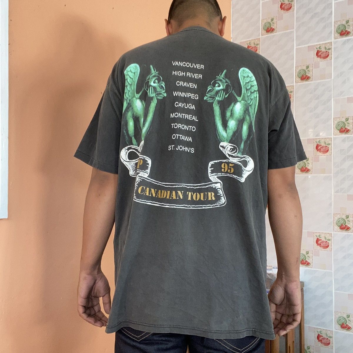 Band Tees × Vintage Vintage 1994 The Tragically Hip - Hip Canadian Tour 95 Size US XL / EU 56 / 4 - 2 Thumbnail