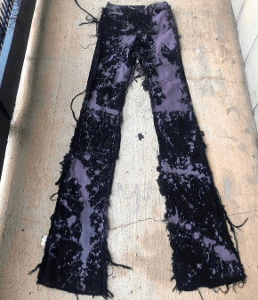 Other SlumxWeirdo “Messy La Fringe Denim Size US 34 / EU 50 - 1 Thumbnail