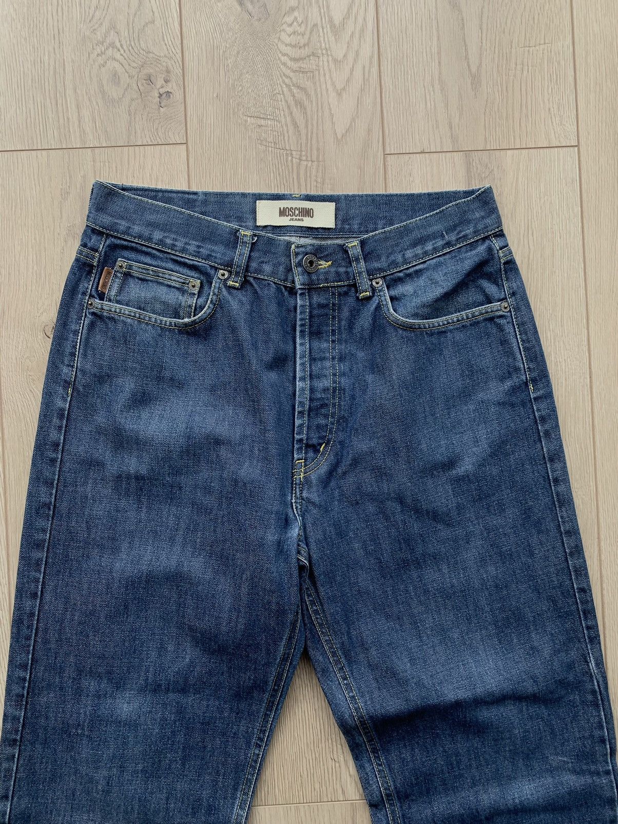 Moschino Vintage Moschino dissetressed denim jeans Size US 32 / EU 48 - 8 Thumbnail