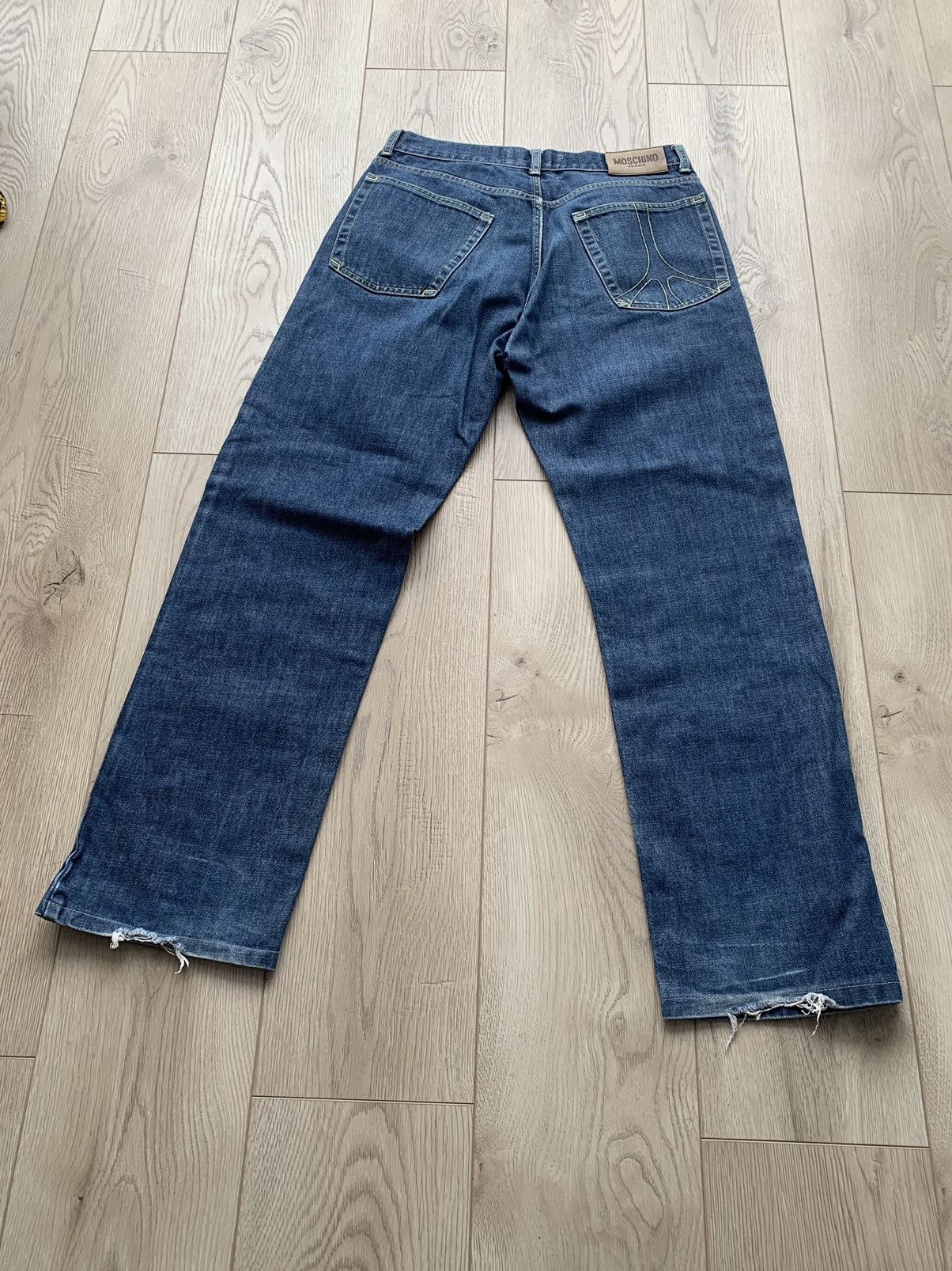 Moschino Vintage Moschino dissetressed denim jeans Size US 32 / EU 48 - 5 Thumbnail