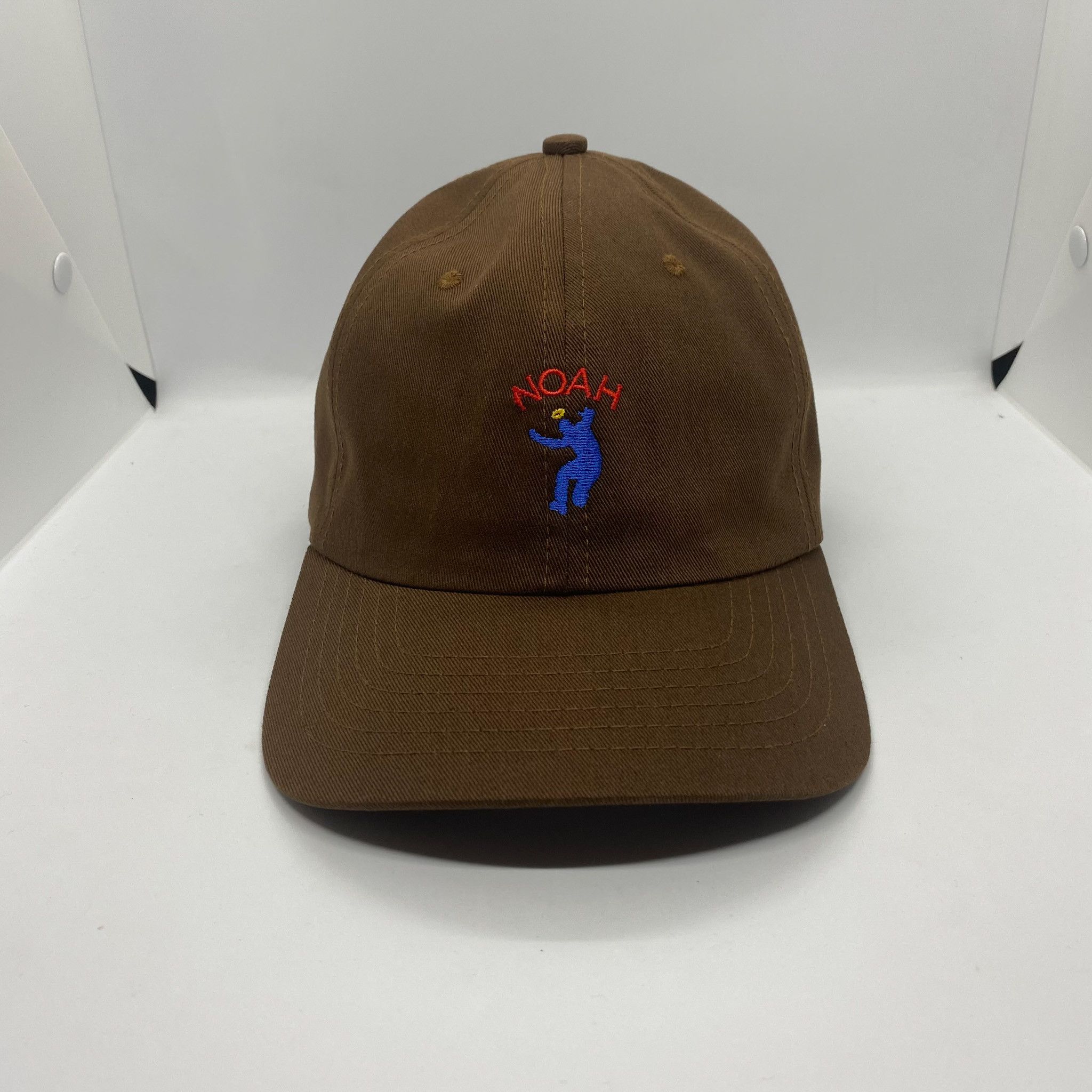 Union Noah x Union Logo Lock-up Hat Brown | Grailed