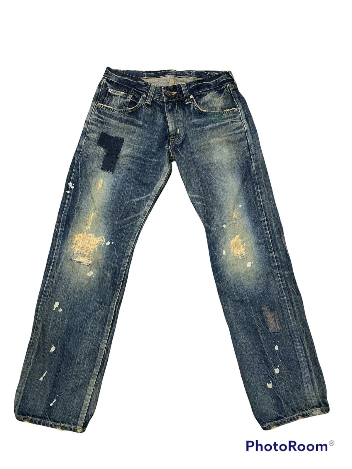 Edwin × Japanese Brand × Vintage Vintage Distressed Edwin 53503 Size US 32 / EU 48 - 1 Thumbnail