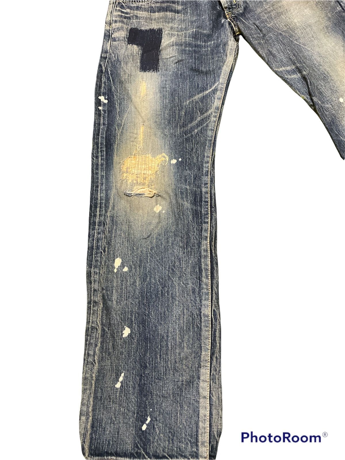 Edwin × Japanese Brand × Vintage Vintage Distressed Edwin 53503 Size US 32 / EU 48 - 5 Thumbnail