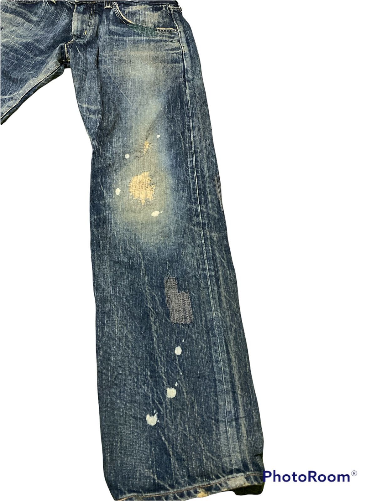 Edwin × Japanese Brand × Vintage Vintage Distressed Edwin 53503 Size US 32 / EU 48 - 4 Thumbnail