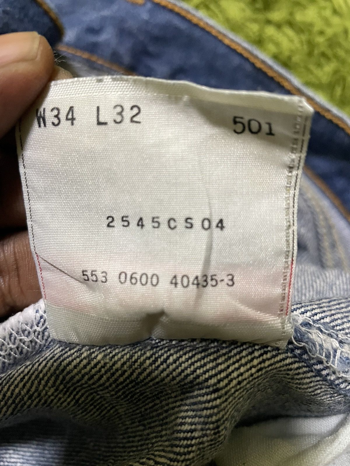 Levi's Levis 501 USA Distressed Vintage Look Size US 34 / EU 50 - 6 Thumbnail