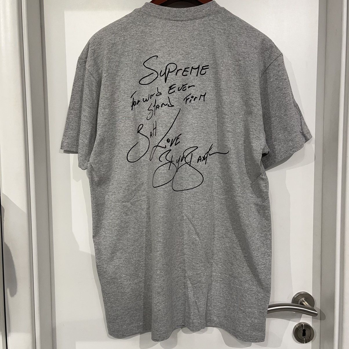 Supreme Supreme Buju Banton Tee Grey Size US L / EU 52-54 / 3 - 3 Thumbnail